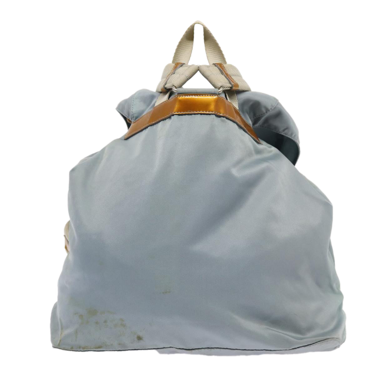 Luxury Prada Backpack Nylon Light Blue Silver  84646