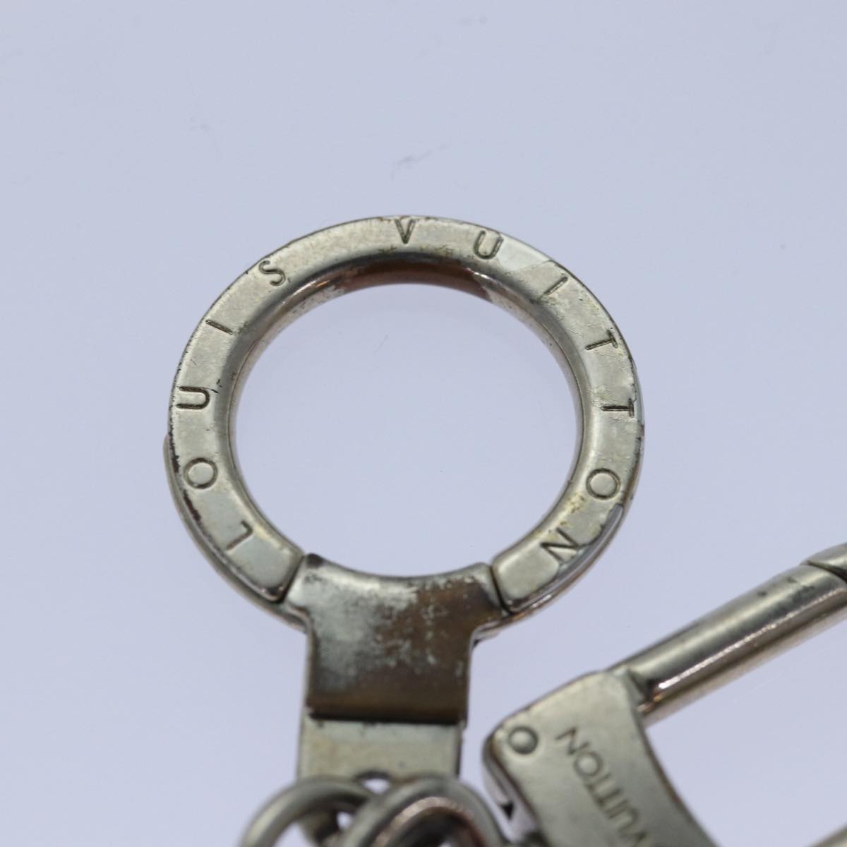 LOUIS VUITTON Anneau Cles Mukston XL Key Ring Silver M65053 LV 84674