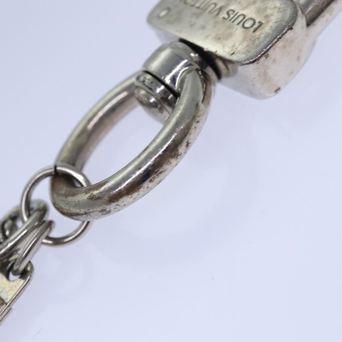 LOUIS VUITTON Anneau Cles Mukston XL Key Ring Silver M65053 LV 84674