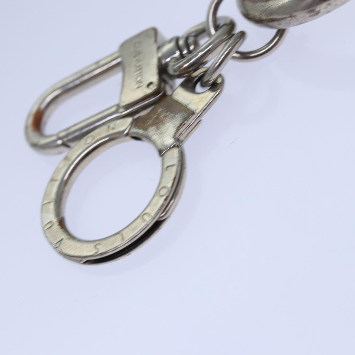 LOUIS VUITTON Anneau Cles Mukston XL Key Ring Silver M65053 LV 84674