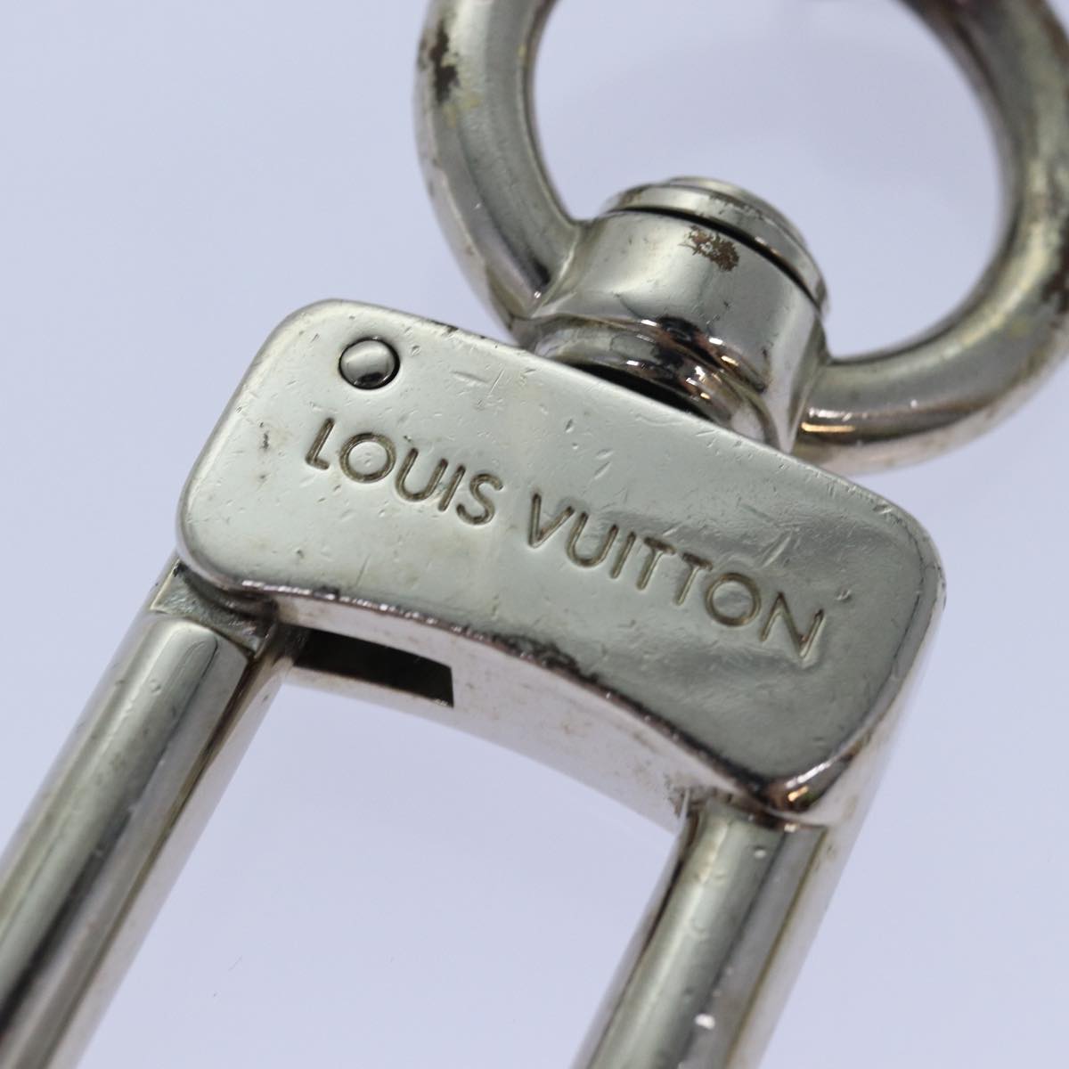 LOUIS VUITTON Anneau Cles Mukston XL Key Ring Silver M65053 LV 84674