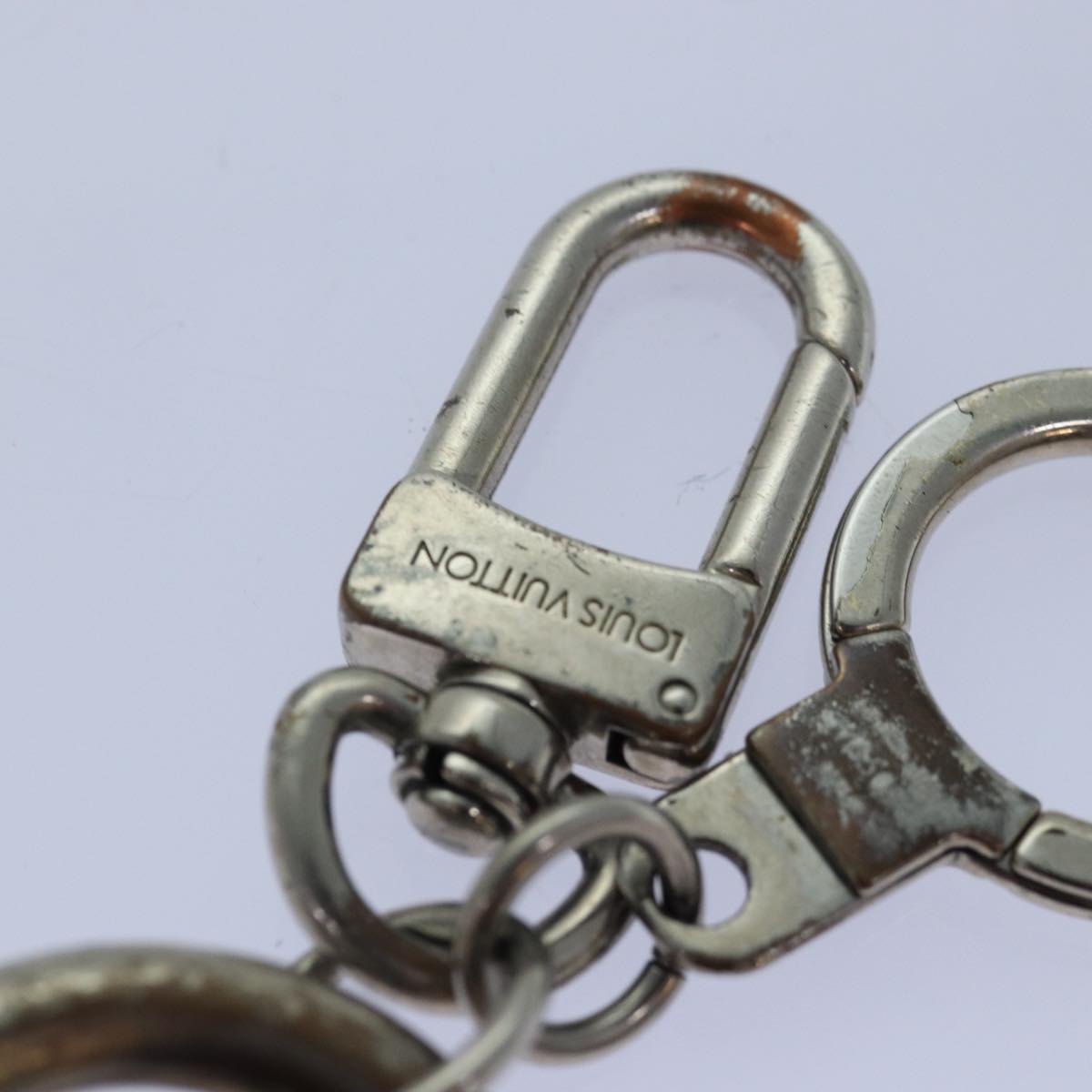 LOUIS VUITTON Anneau Cles Mukston XL Key Ring Silver M65053 LV 84674