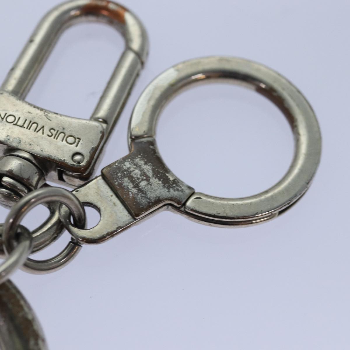 LOUIS VUITTON Anneau Cles Mukston XL Key Ring Silver M65053 LV 84674