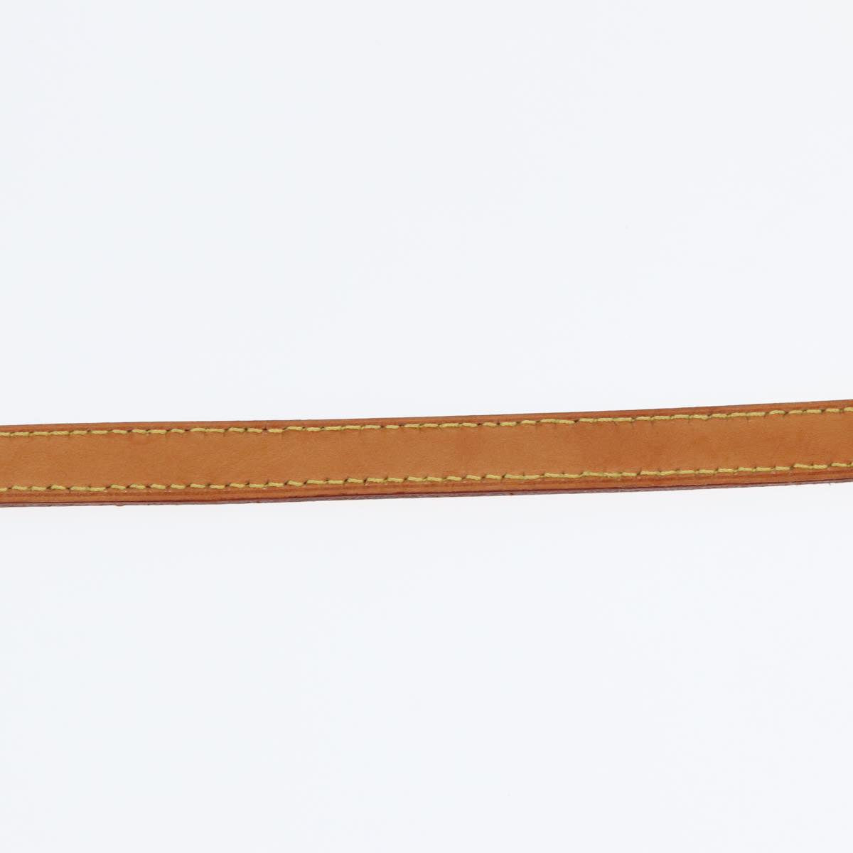 LOUIS VUITTON Shoulder Strap Leather 36.2"" Beige LV 84683