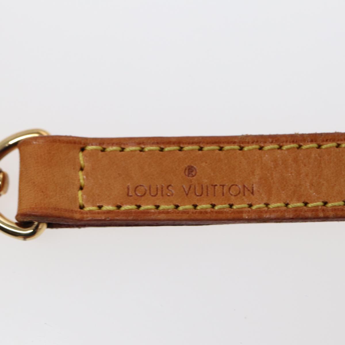 LOUIS VUITTON Shoulder Strap Leather 36.2"" Beige LV 84683