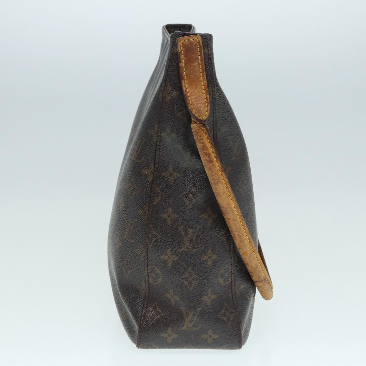 LOUIS VUITTON Monogram Looping GM Shoulder Bag M51145 LV 84684