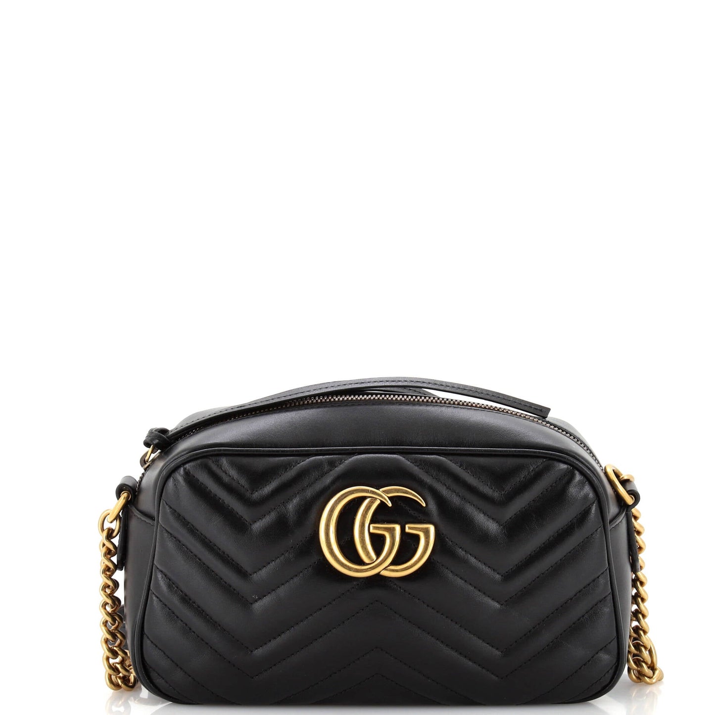 Luxury Gucci Trending 2025 GG Marmont Shoulder Bag Matelasse Leather Small