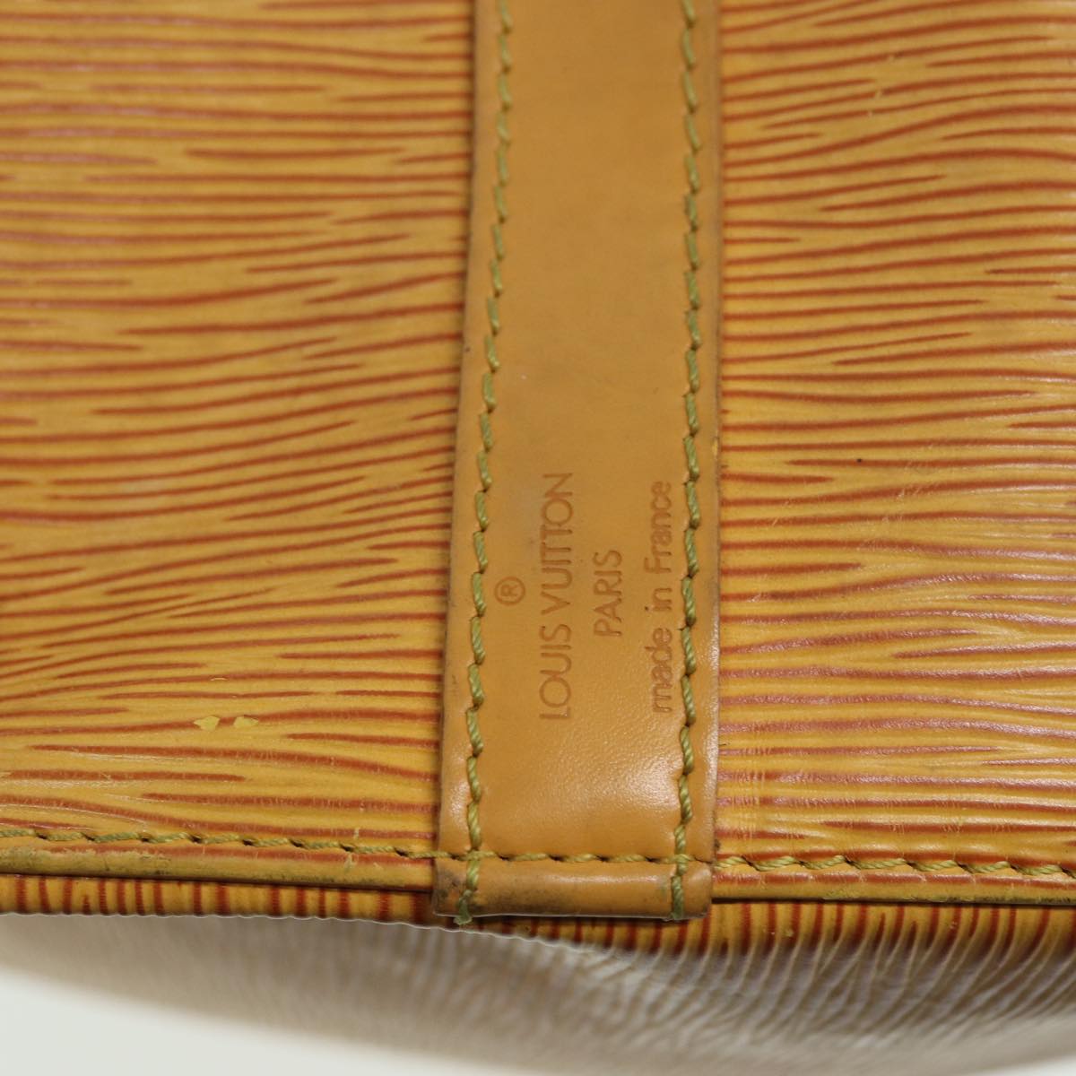 LOUIS VUITTON Epi Petit Noe Shoulder Bag Yellow M44102 LV 84724
