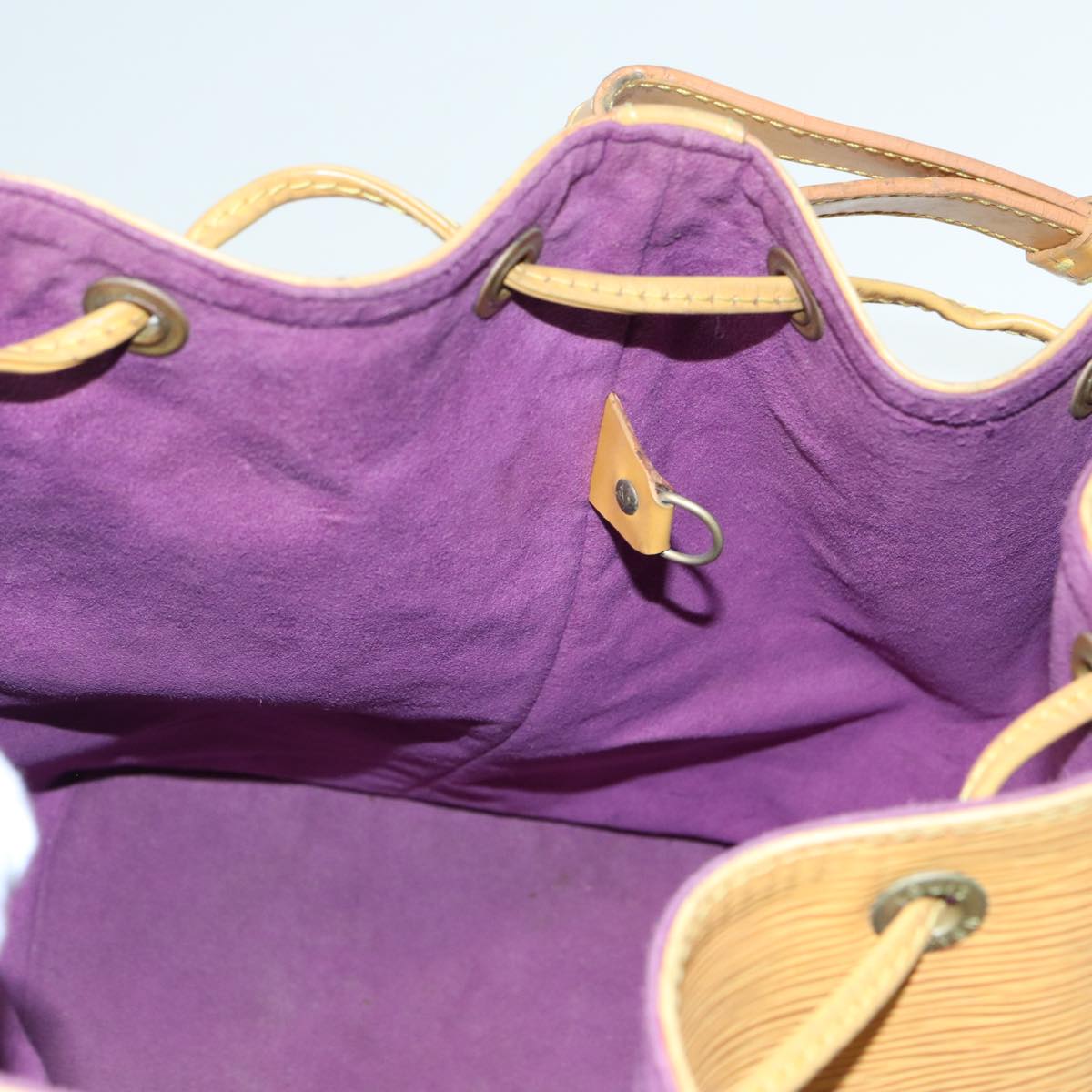 LOUIS VUITTON Epi Petit Noe Shoulder Bag Yellow M44102 LV 84724