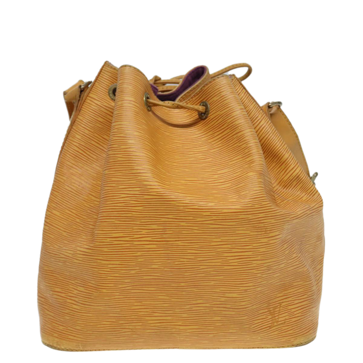 LOUIS VUITTON Epi Petit Noe Shoulder Bag Yellow M44102 LV 84724