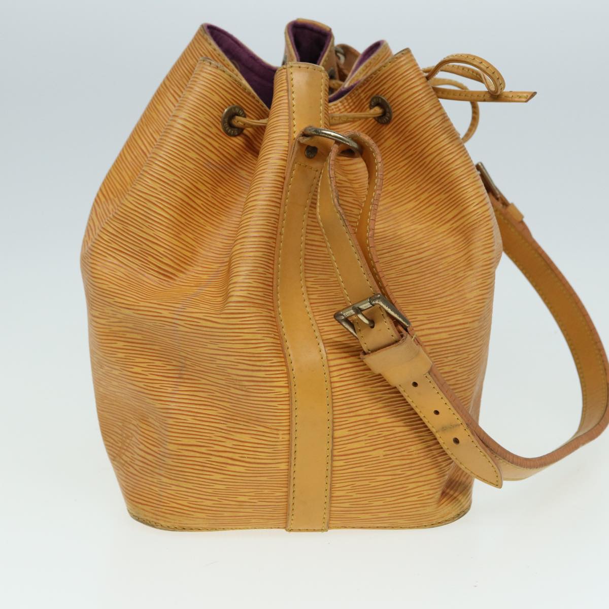 LOUIS VUITTON Epi Petit Noe Shoulder Bag Yellow M44102 LV 84724