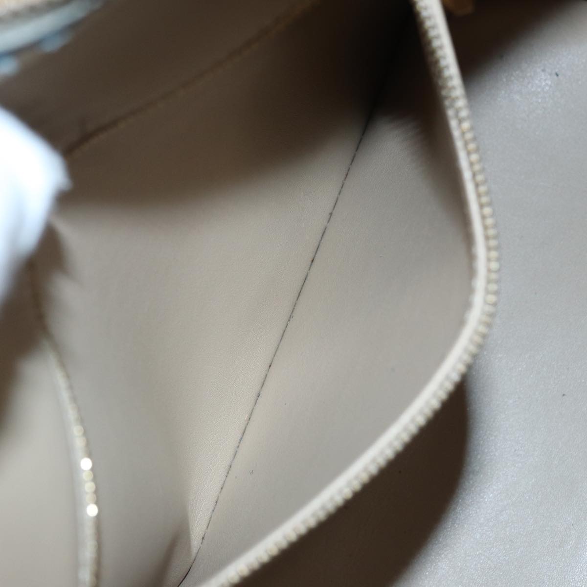 LOUIS VUITTON Monogram Vernis Houston Hand Bag Beige M91004 LV 84738