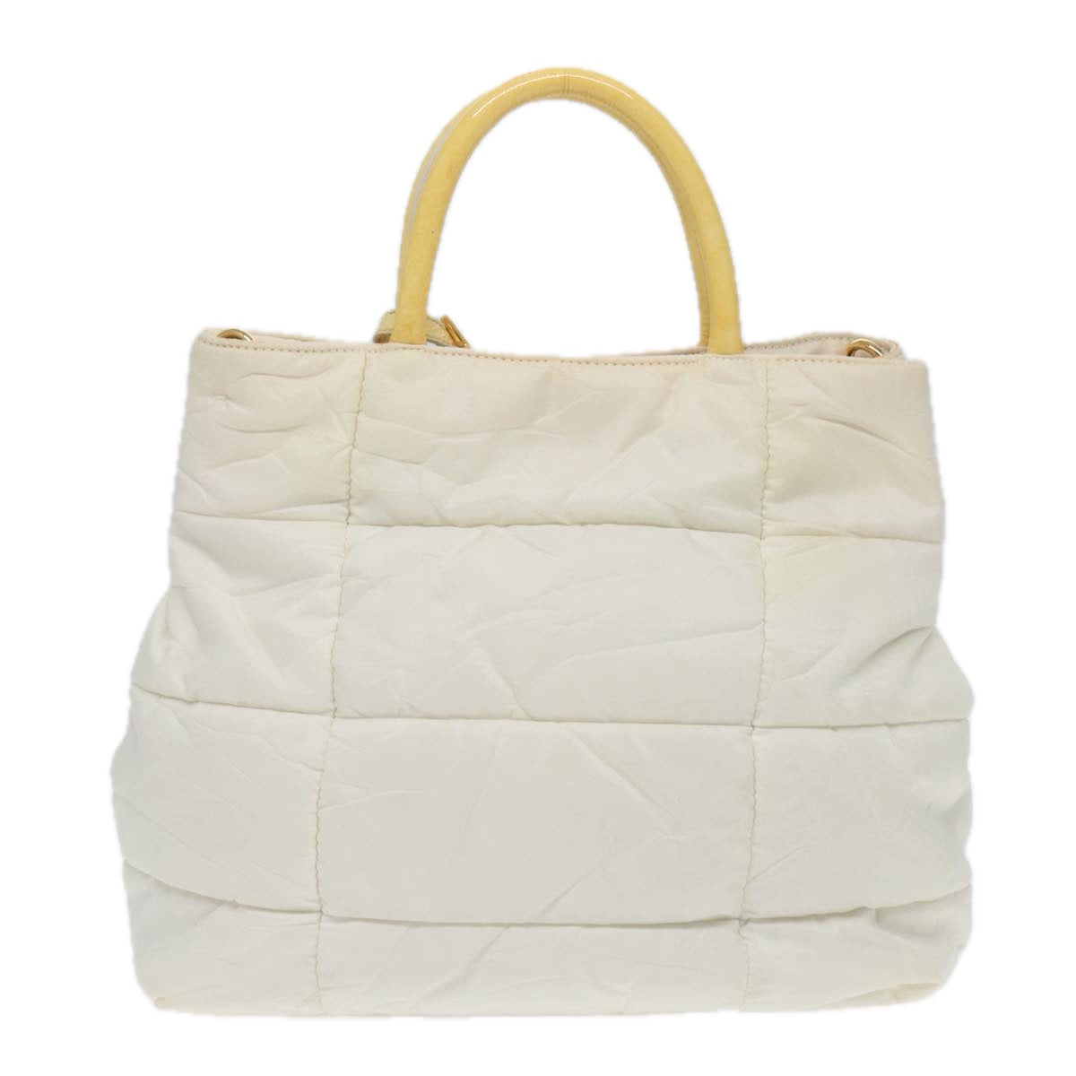 Luxury Prada Shoulder Bag Nylon White  84770