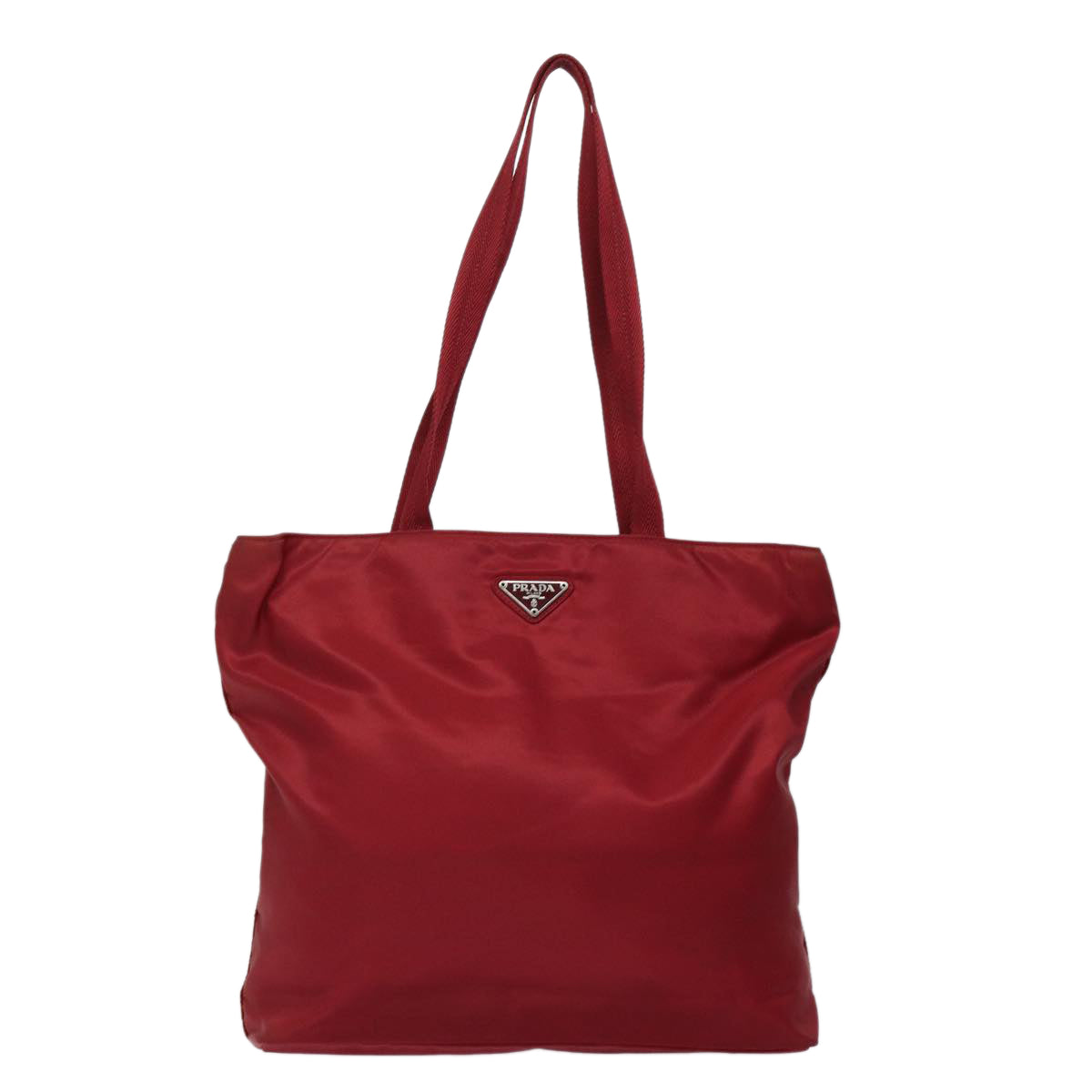 Luxury Prada Shoulder Bag Nylon Red  84772