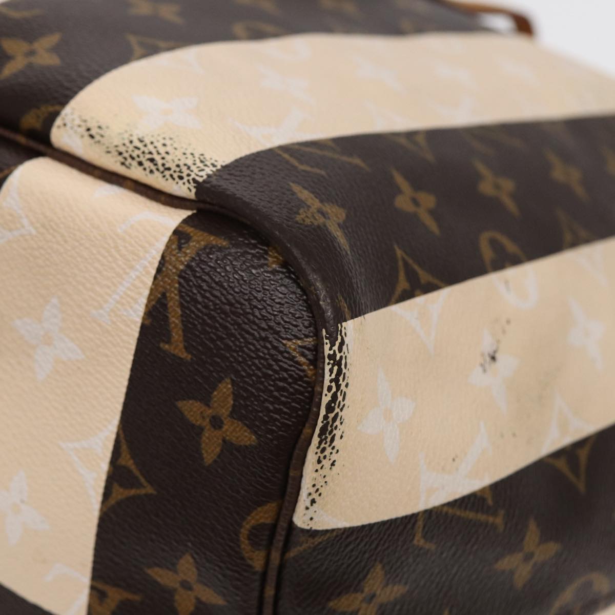 LOUIS VUITTON Monogram Rayure Neverfull GM Tote Bag M40561 LV 84781