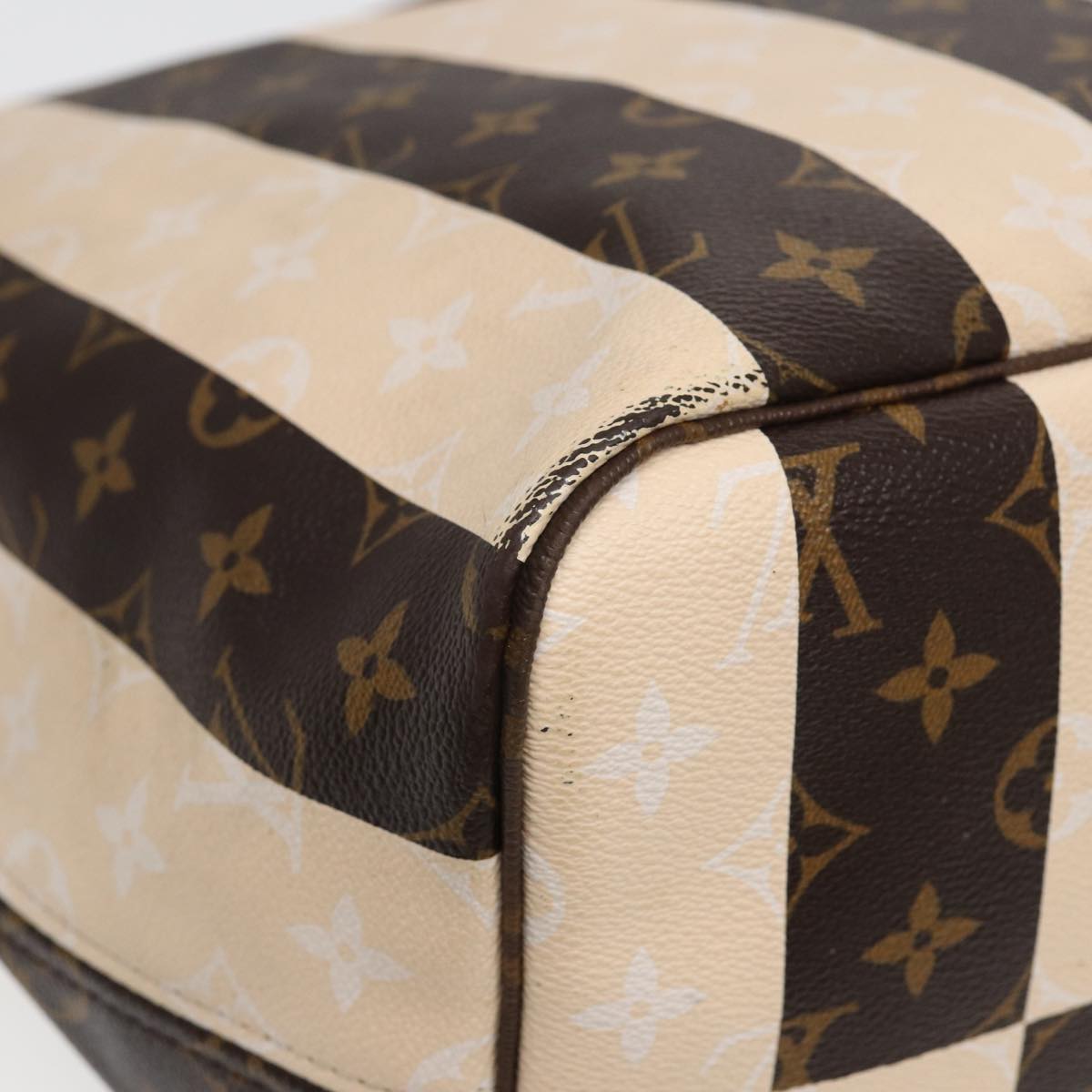 LOUIS VUITTON Monogram Rayure Neverfull GM Tote Bag M40561 LV 84781