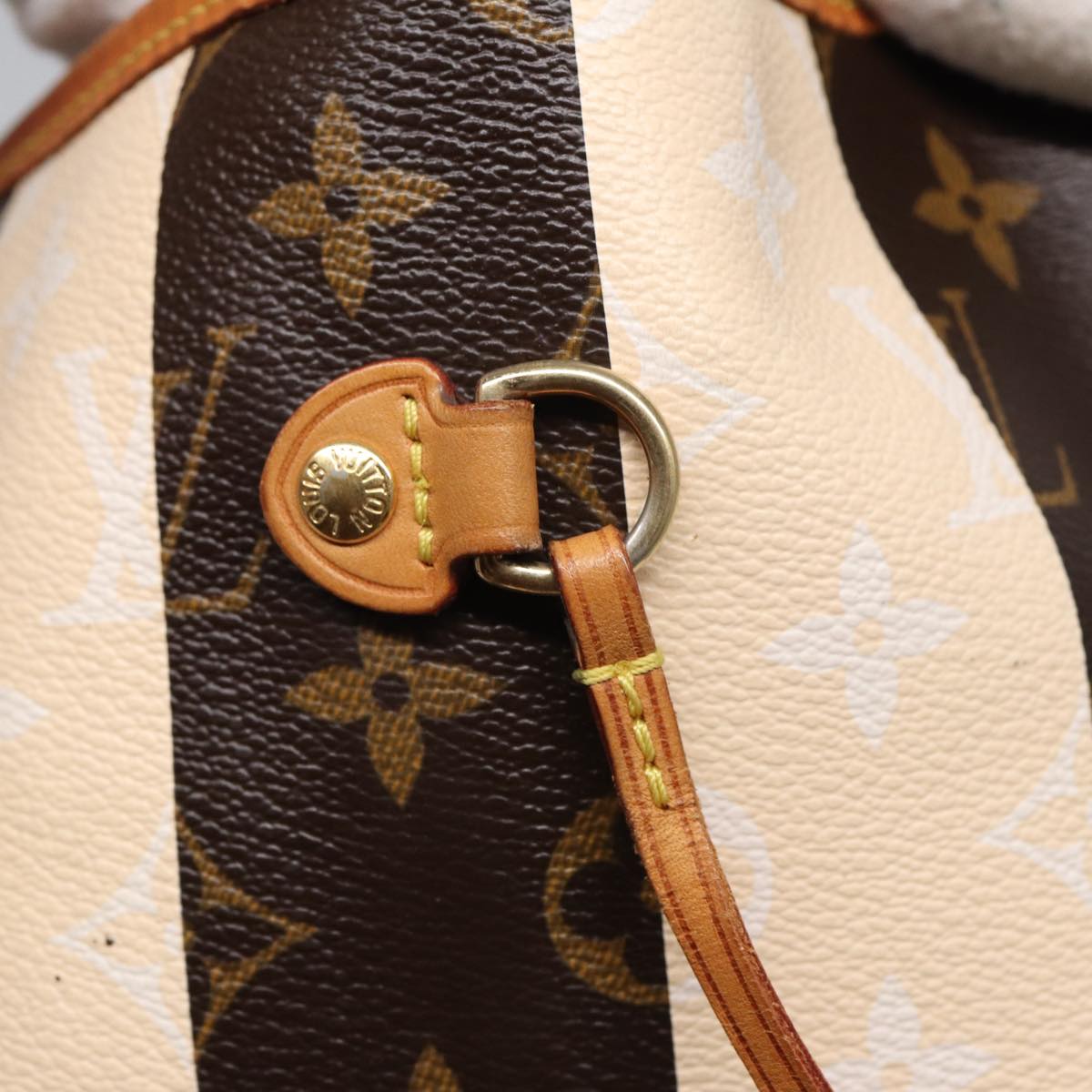 LOUIS VUITTON Monogram Rayure Neverfull GM Tote Bag M40561 LV 84781