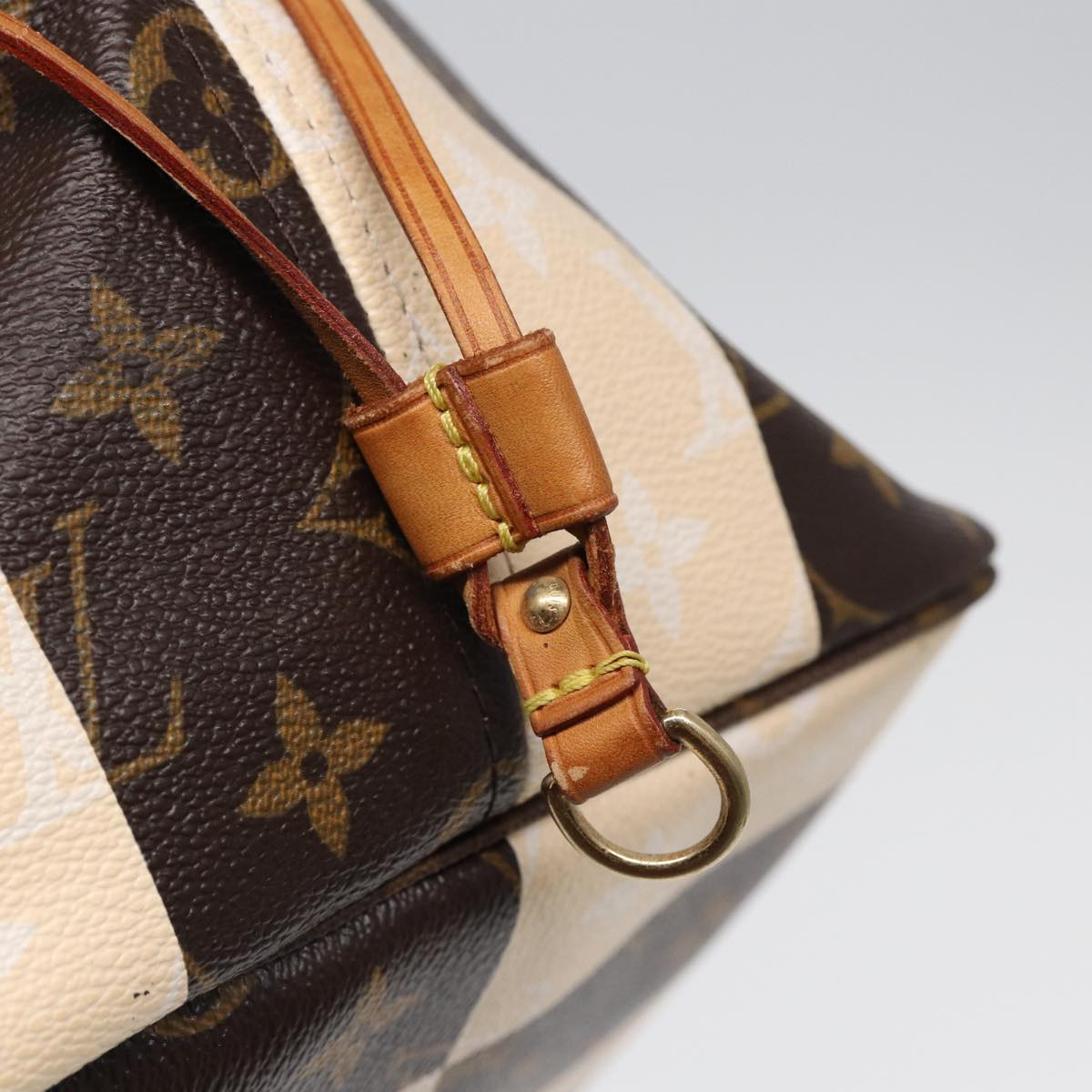 LOUIS VUITTON Monogram Rayure Neverfull GM Tote Bag M40561 LV 84781