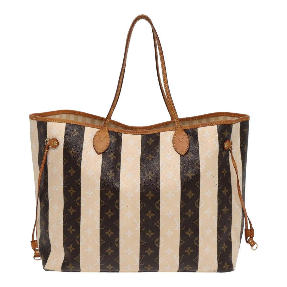 LOUIS VUITTON Monogram Rayure Neverfull GM Tote Bag M40561 LV 84781