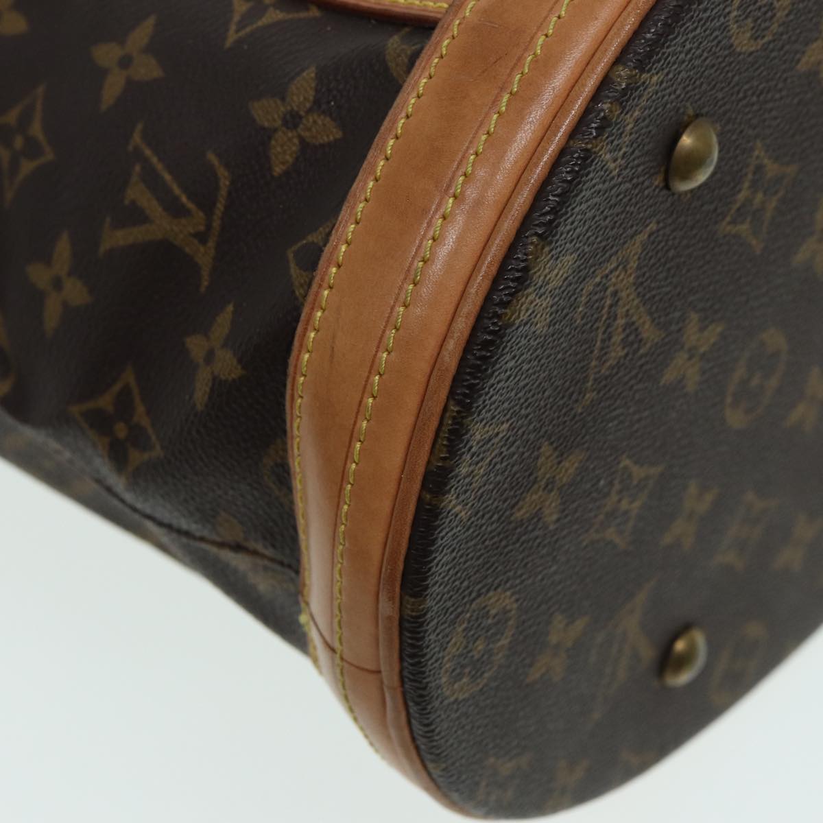LOUIS VUITTON Monogram Bucket GM Shoulder Bag M42236 LV 84785