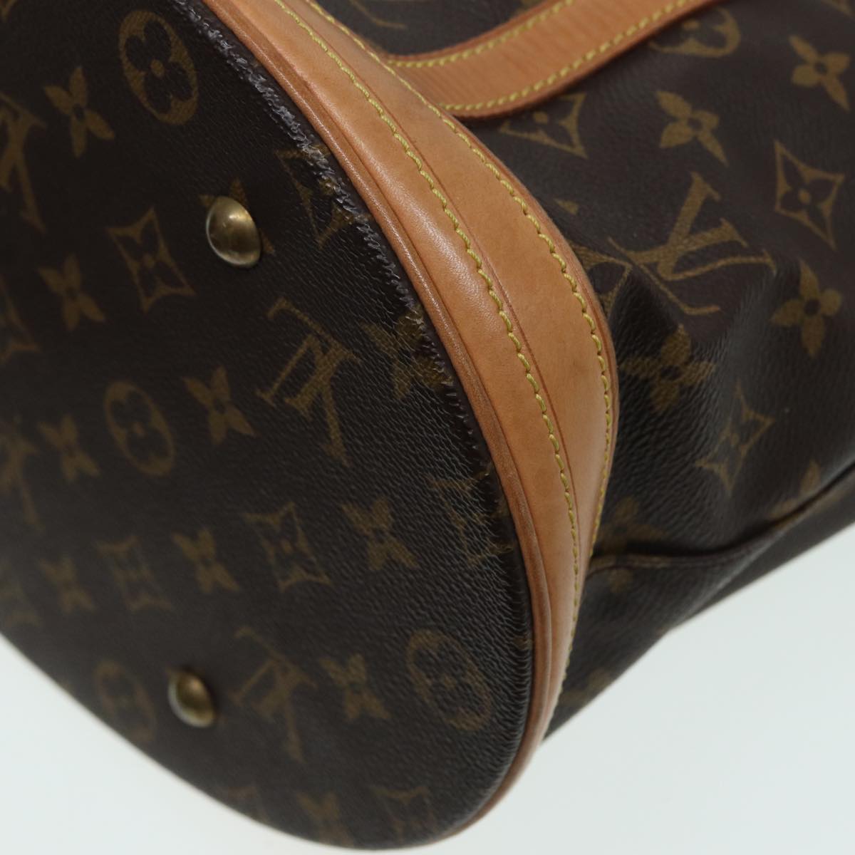 LOUIS VUITTON Monogram Bucket GM Shoulder Bag M42236 LV 84785