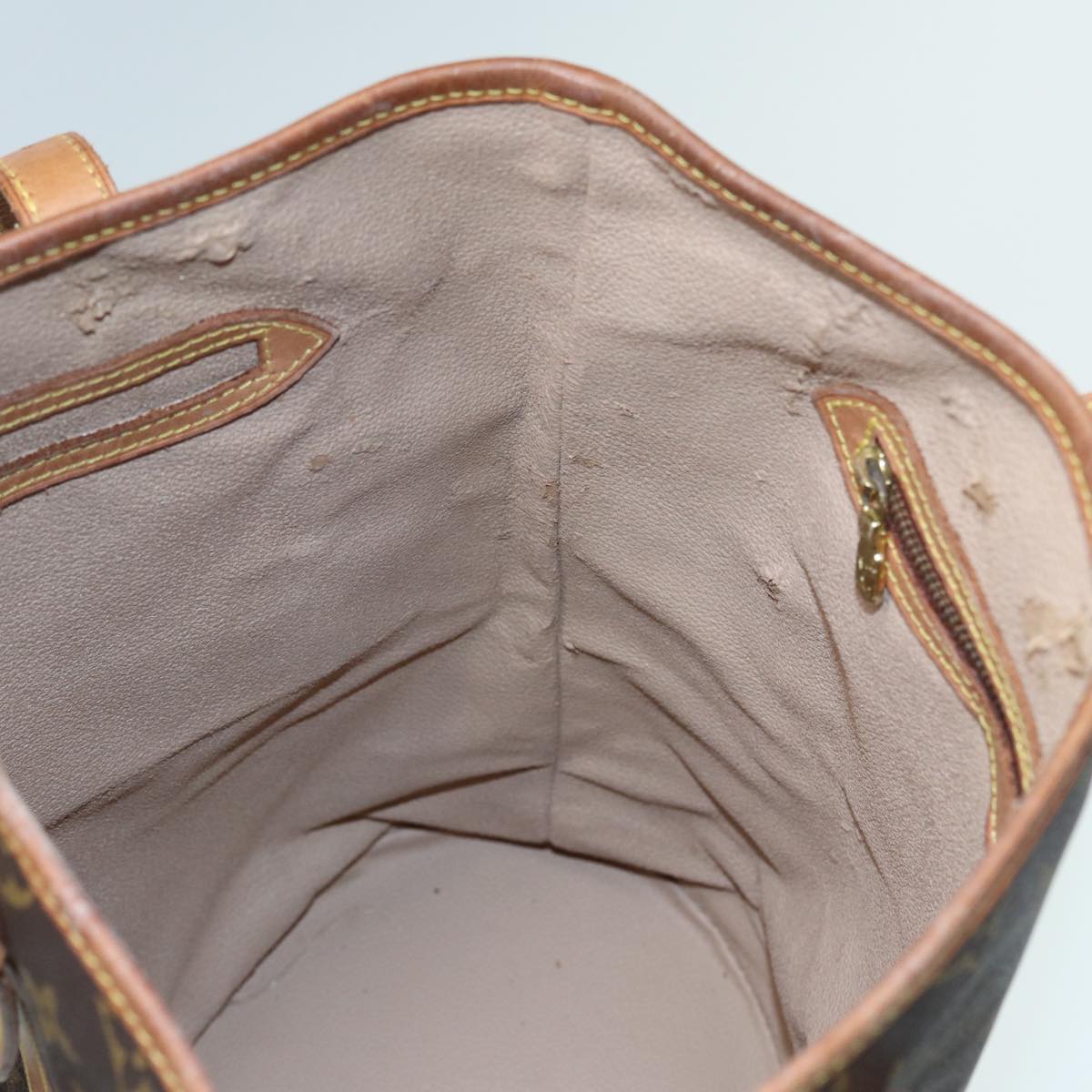 LOUIS VUITTON Monogram Bucket GM Shoulder Bag M42236 LV 84785