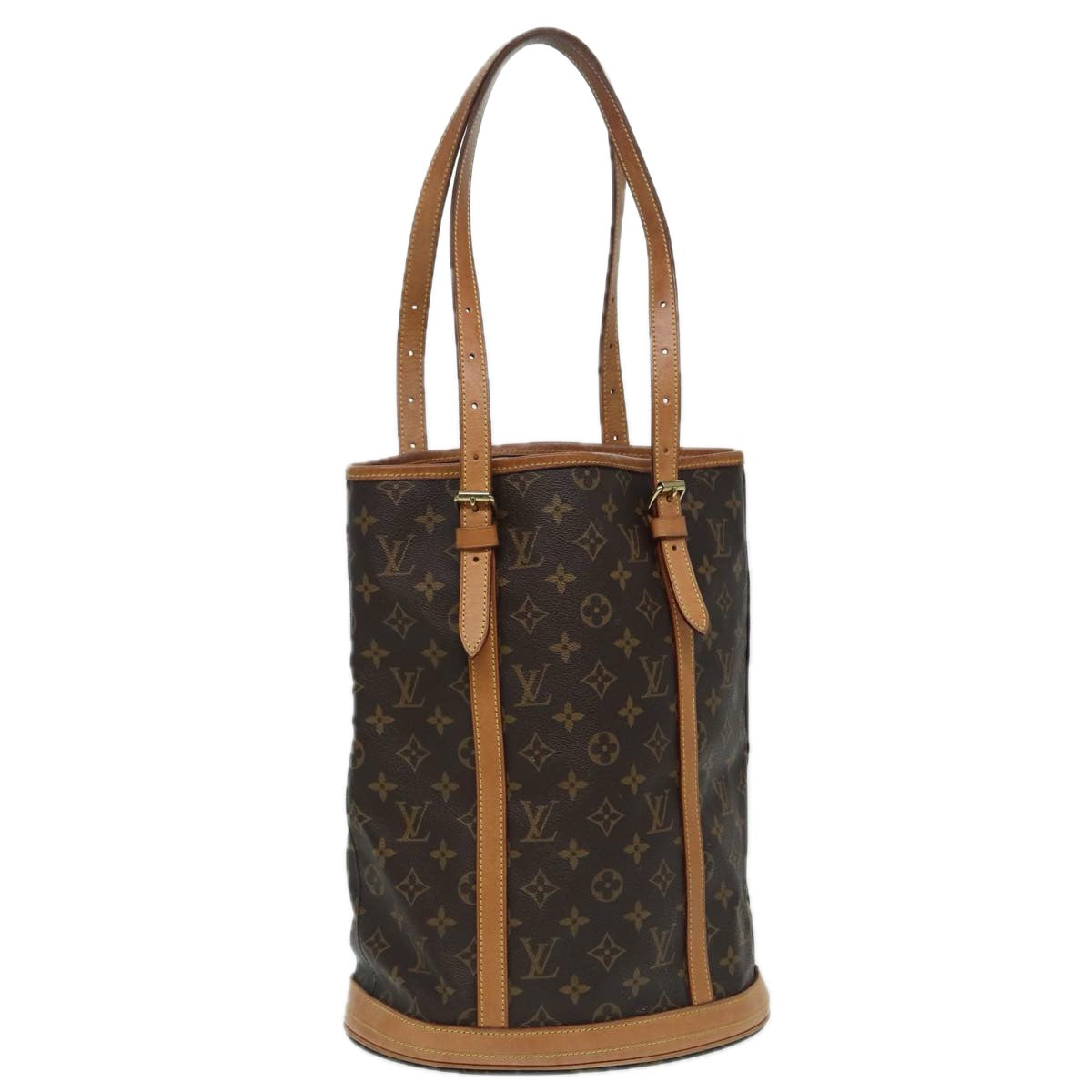 LOUIS VUITTON Monogram Bucket GM Shoulder Bag M42236 LV 84785