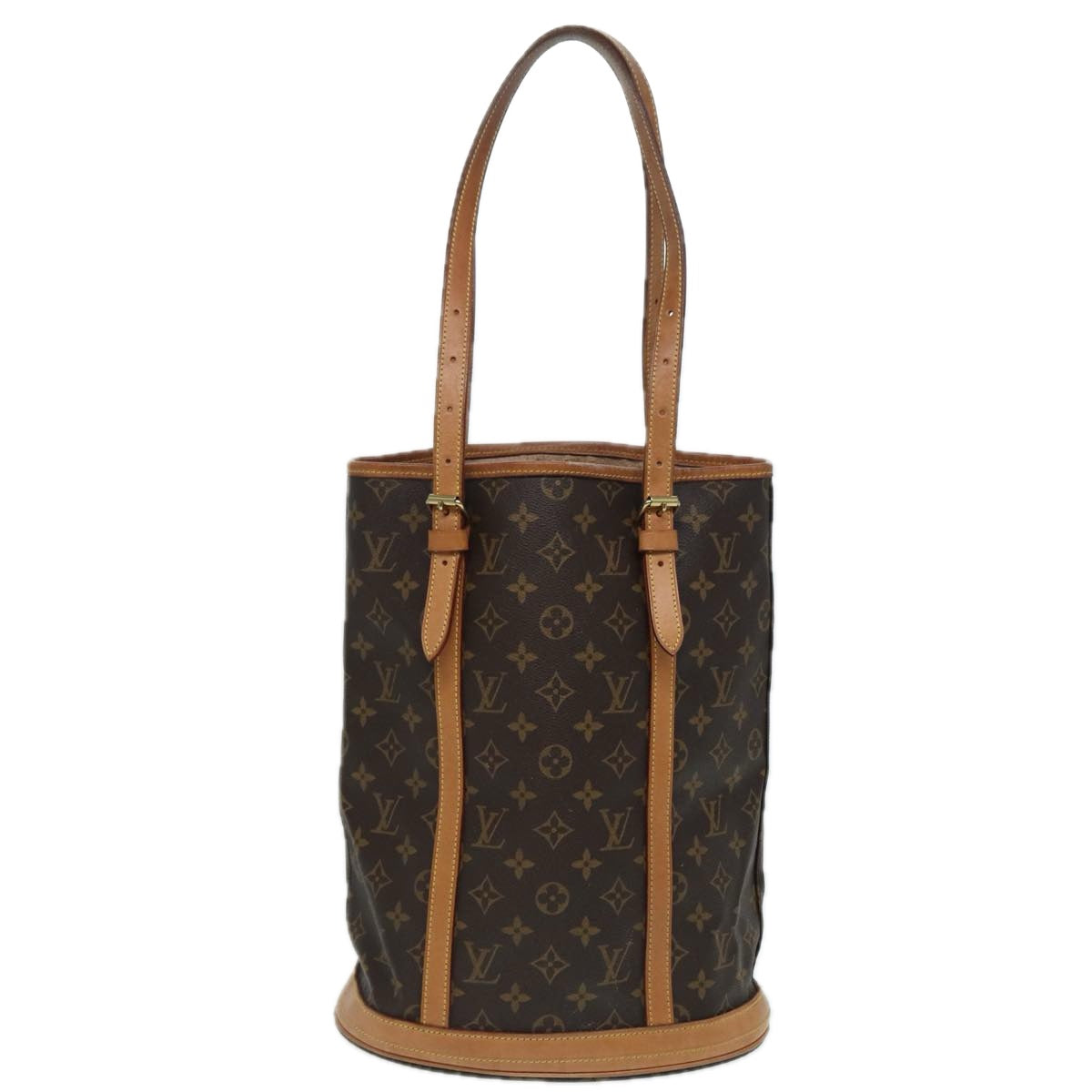 LOUIS VUITTON Monogram Bucket GM Shoulder Bag M42236 LV 84785