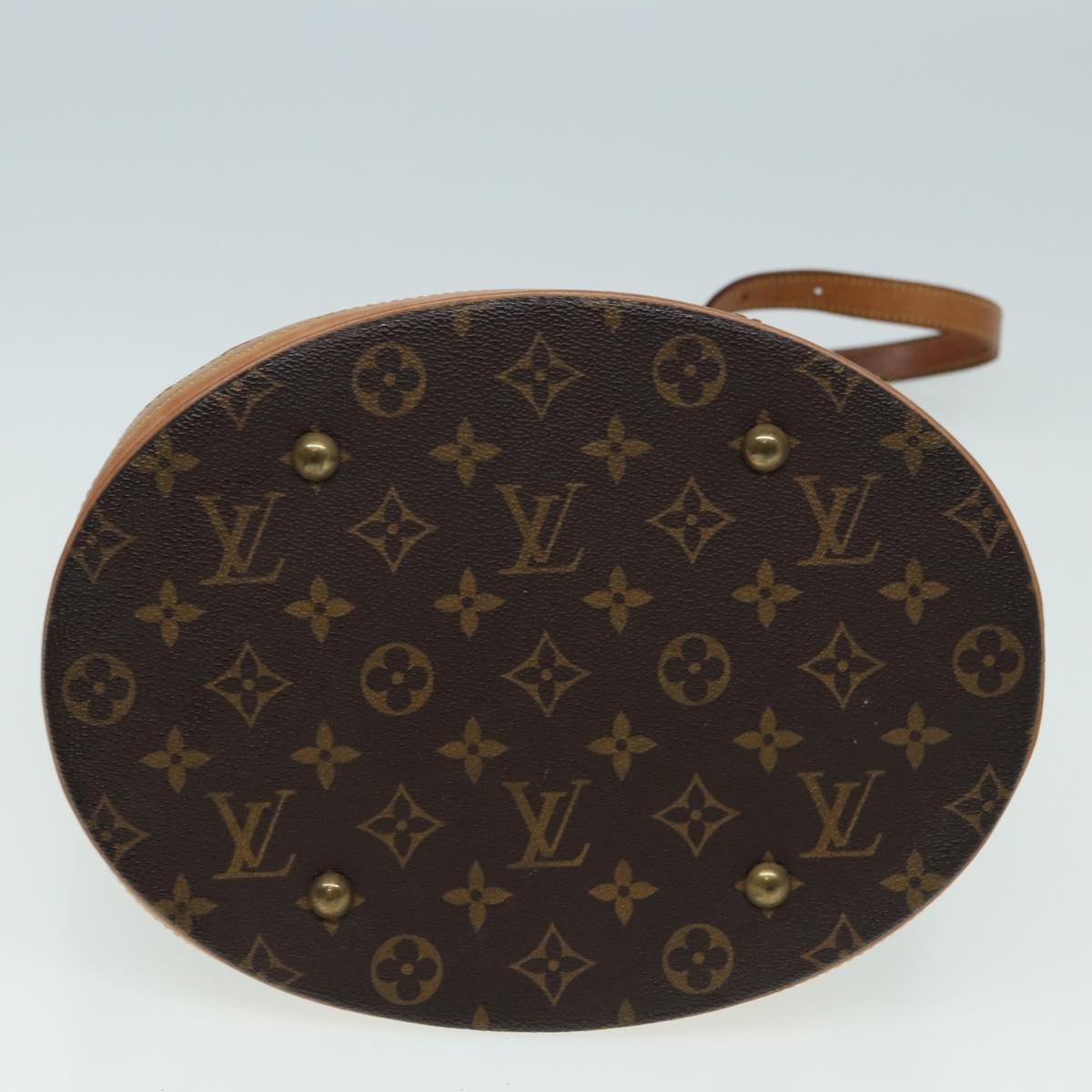 LOUIS VUITTON Monogram Bucket GM Shoulder Bag M42236 LV 84785
