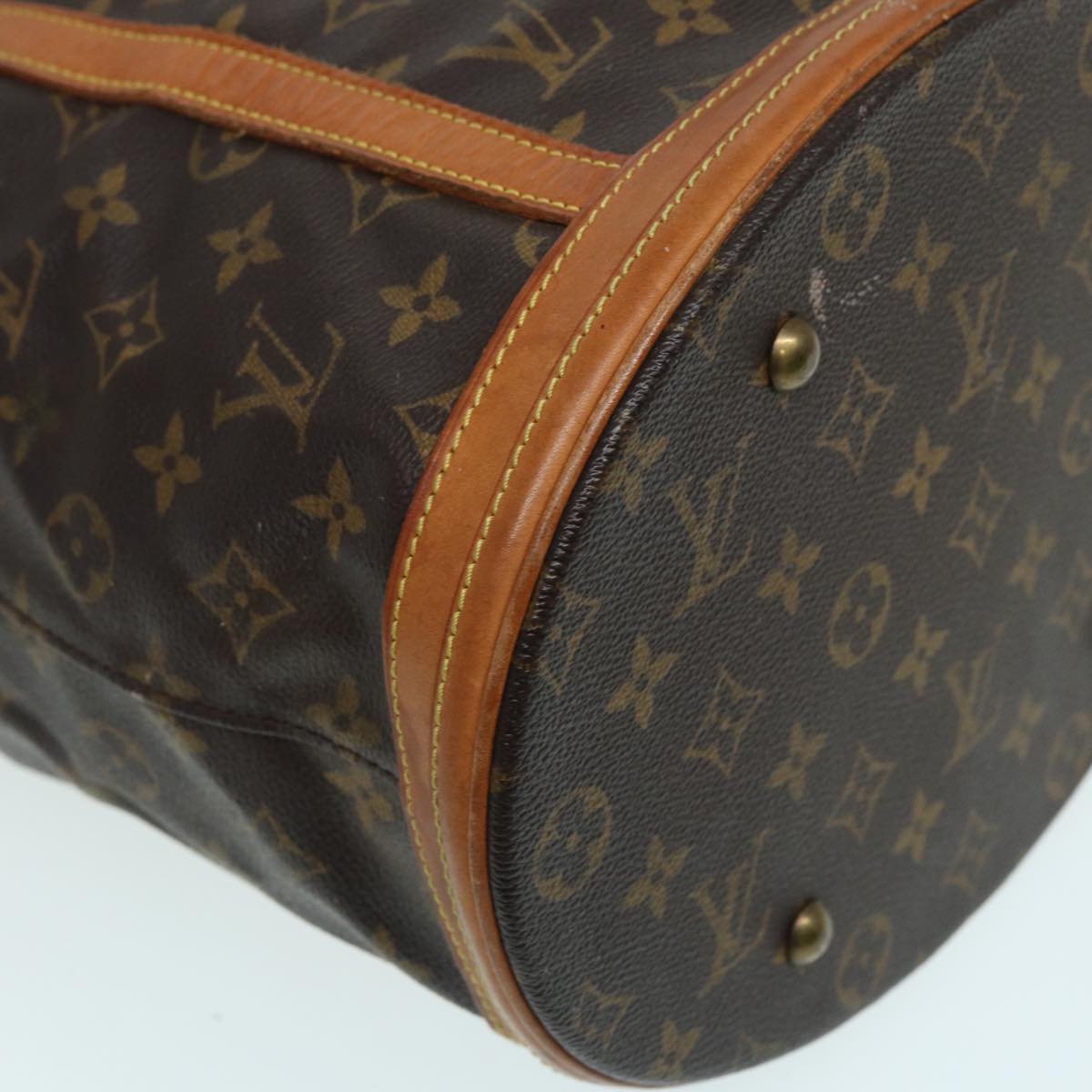 LOUIS VUITTON Monogram Bucket GM Shoulder Bag M42236 LV 84789