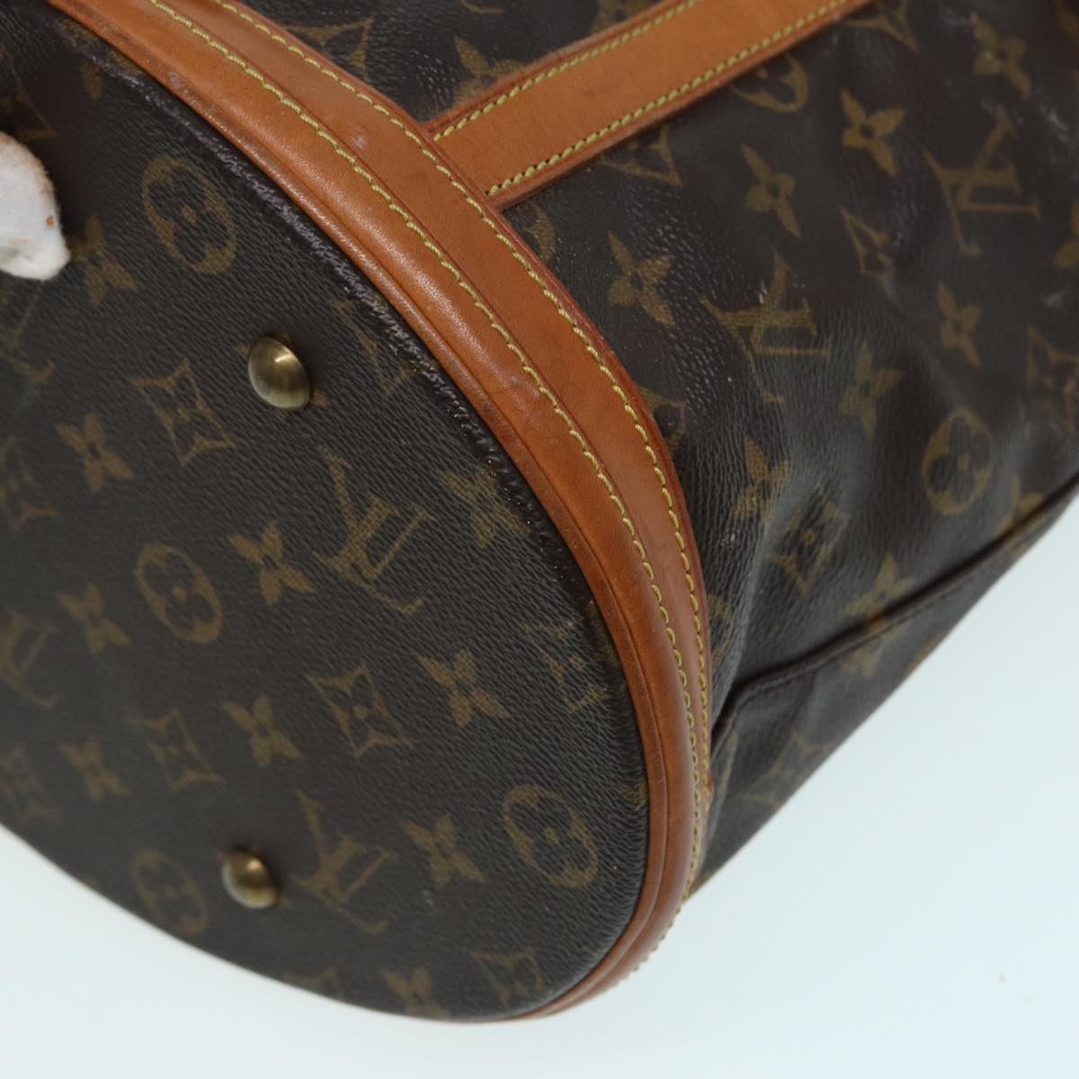 LOUIS VUITTON Monogram Bucket GM Shoulder Bag M42236 LV 84789