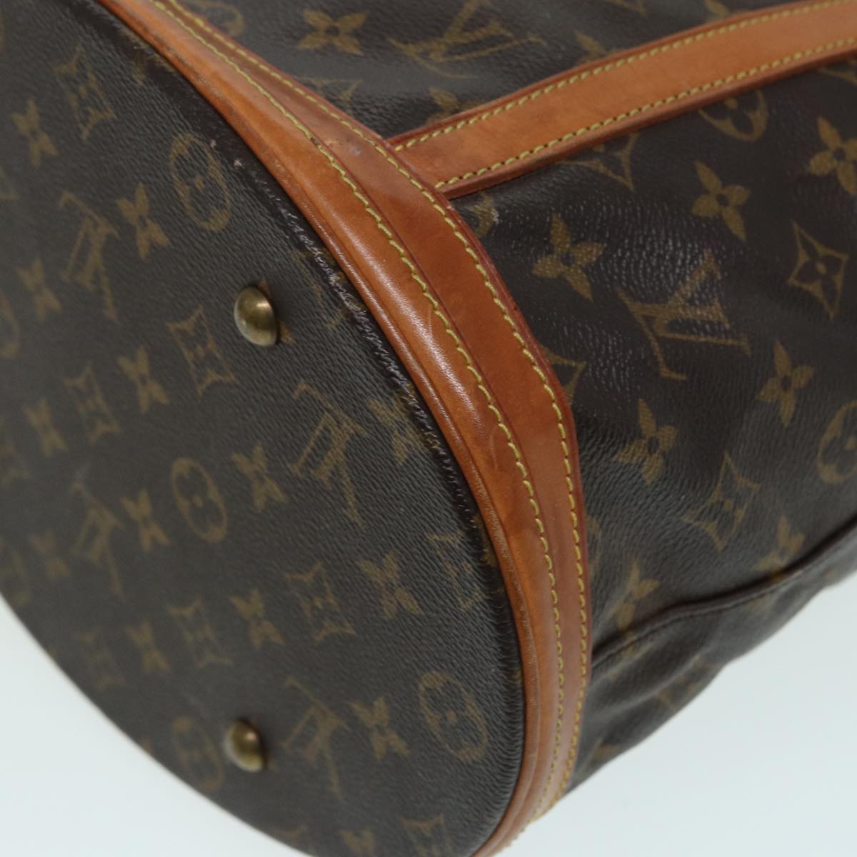 LOUIS VUITTON Monogram Bucket GM Shoulder Bag M42236 LV 84789
