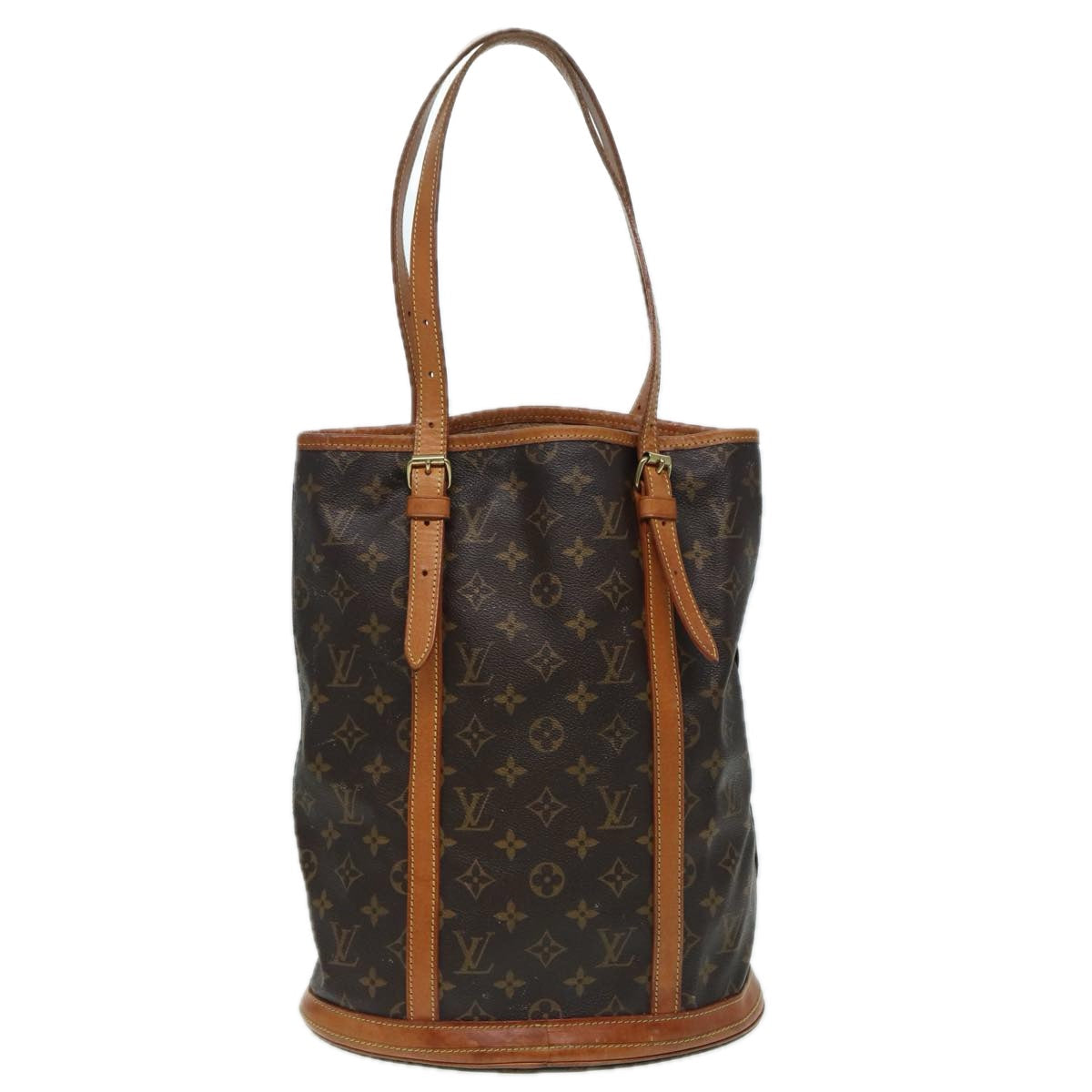 LOUIS VUITTON Monogram Bucket GM Shoulder Bag M42236 LV 84789