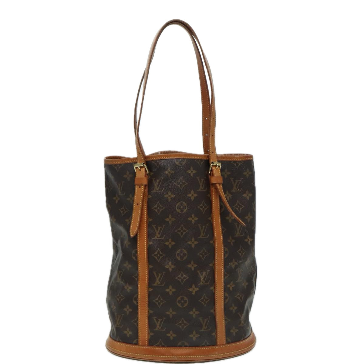 LOUIS VUITTON Monogram Bucket GM Shoulder Bag M42236 LV 84789