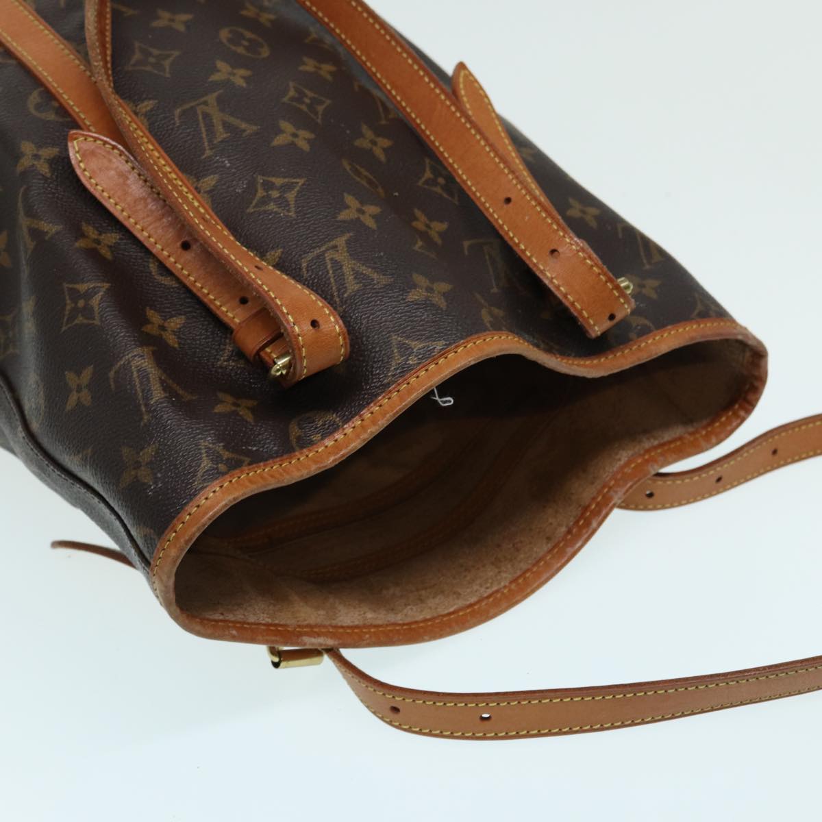 LOUIS VUITTON Monogram Bucket GM Shoulder Bag M42236 LV 84789