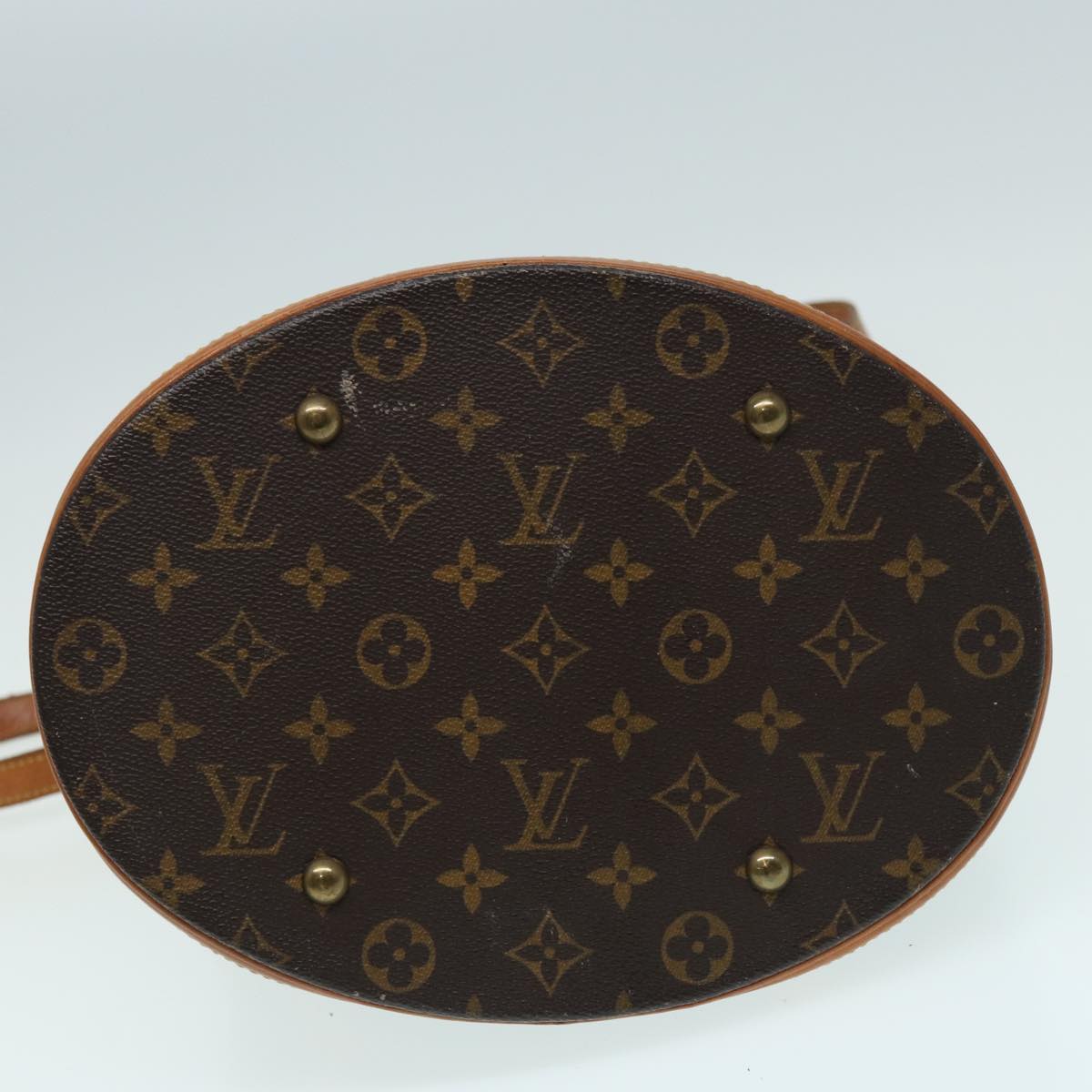 LOUIS VUITTON Monogram Bucket GM Shoulder Bag M42236 LV 84789