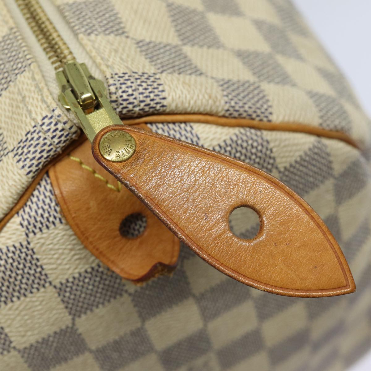 LOUIS VUITTON Damier Azur Speedy 30 Hand Bag N41533 LV 84797