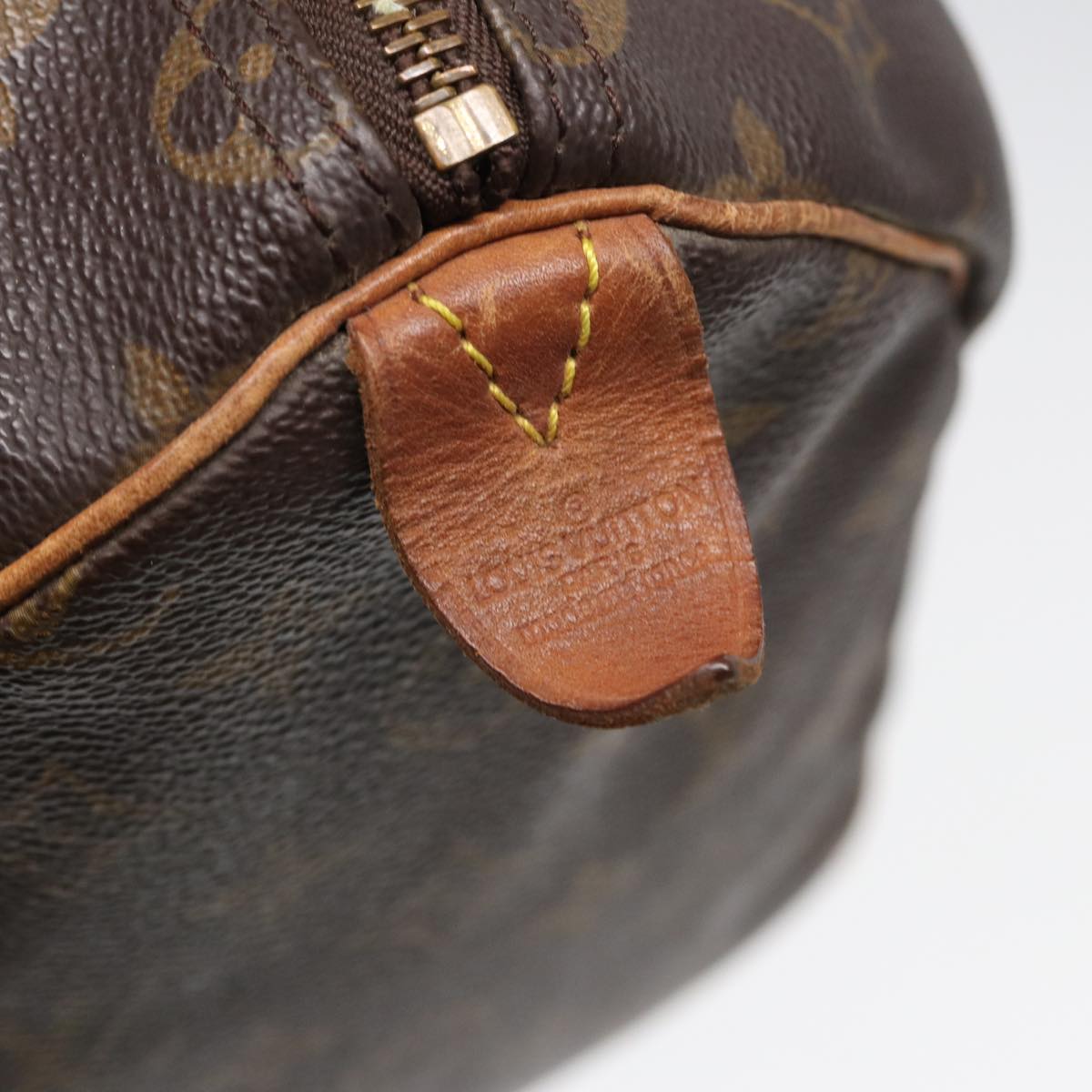 LOUIS VUITTON Monogram Speedy 35 Hand Bag M41524 LV 84802