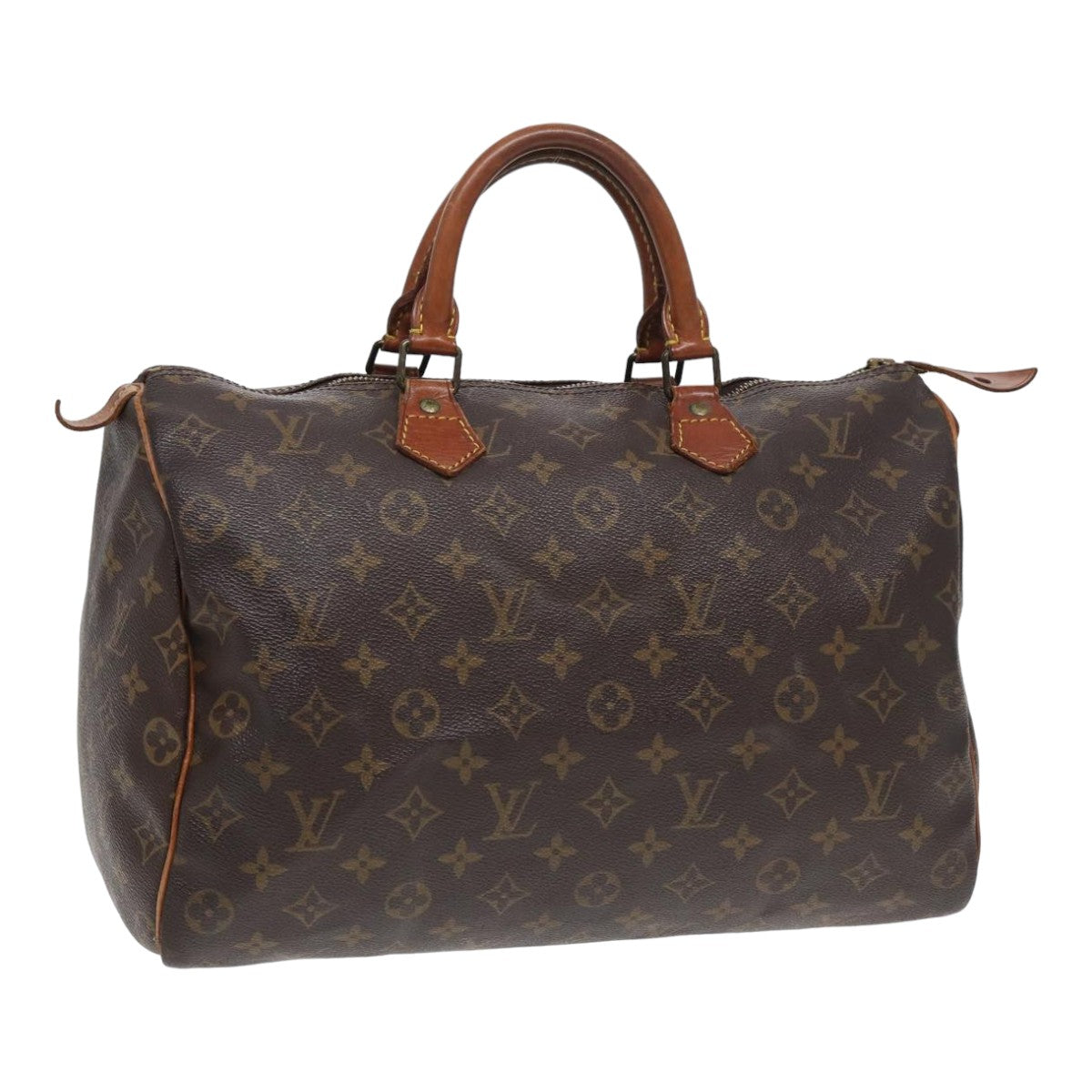 LOUIS VUITTON Monogram Speedy 35 Hand Bag M41524 LV 84802