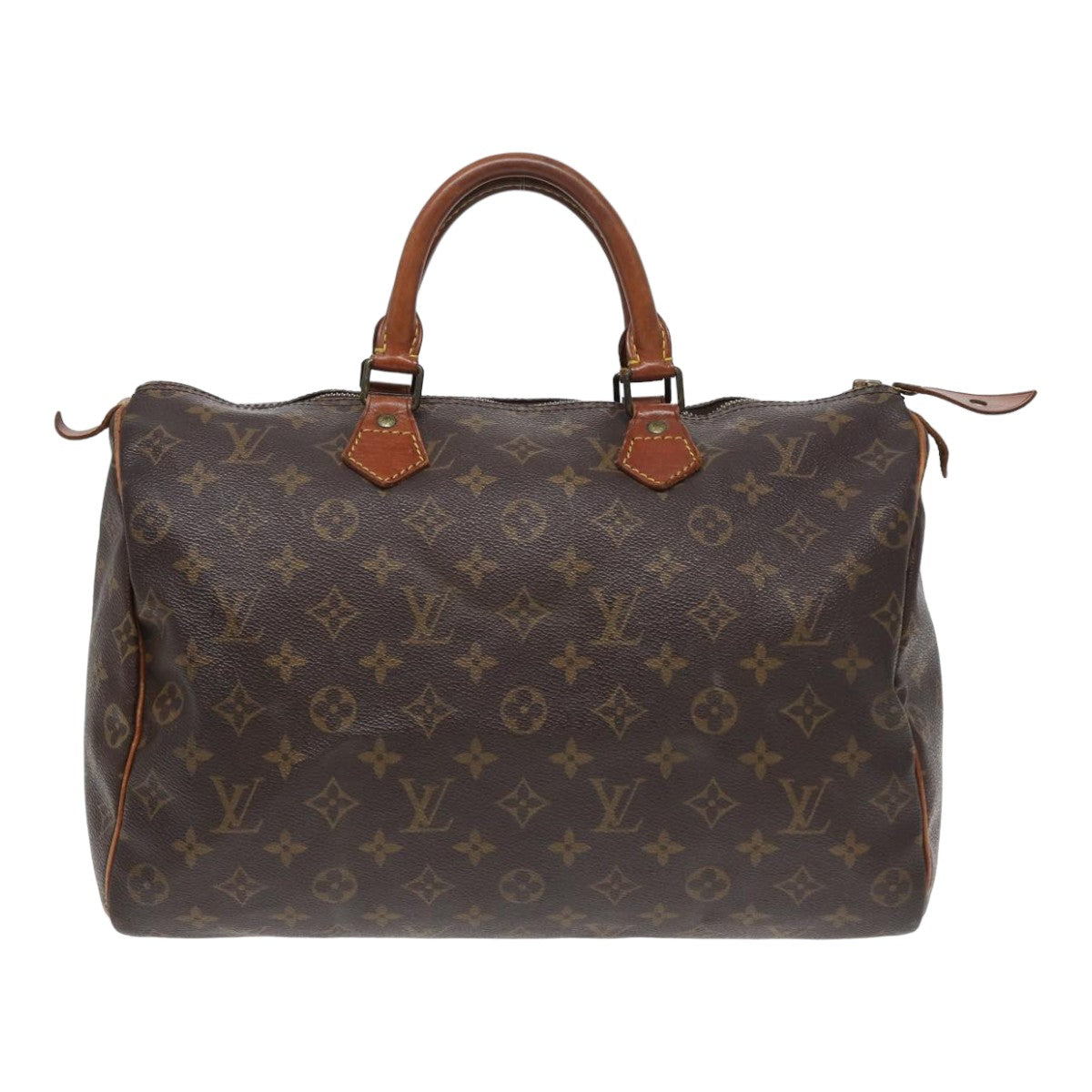 LOUIS VUITTON Monogram Speedy 35 Hand Bag M41524 LV 84802