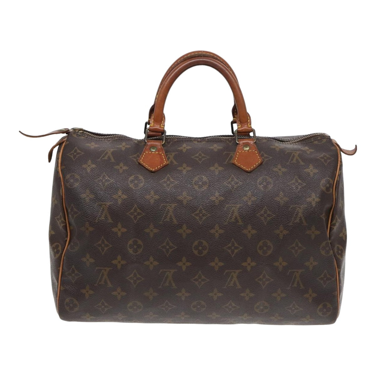 LOUIS VUITTON Monogram Speedy 35 Hand Bag M41524 LV 84802