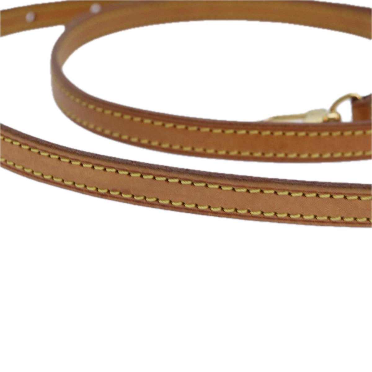 LOUIS VUITTON Adjustable Shoulder Strap Leather 37.4""-44.9"" Beige 84900