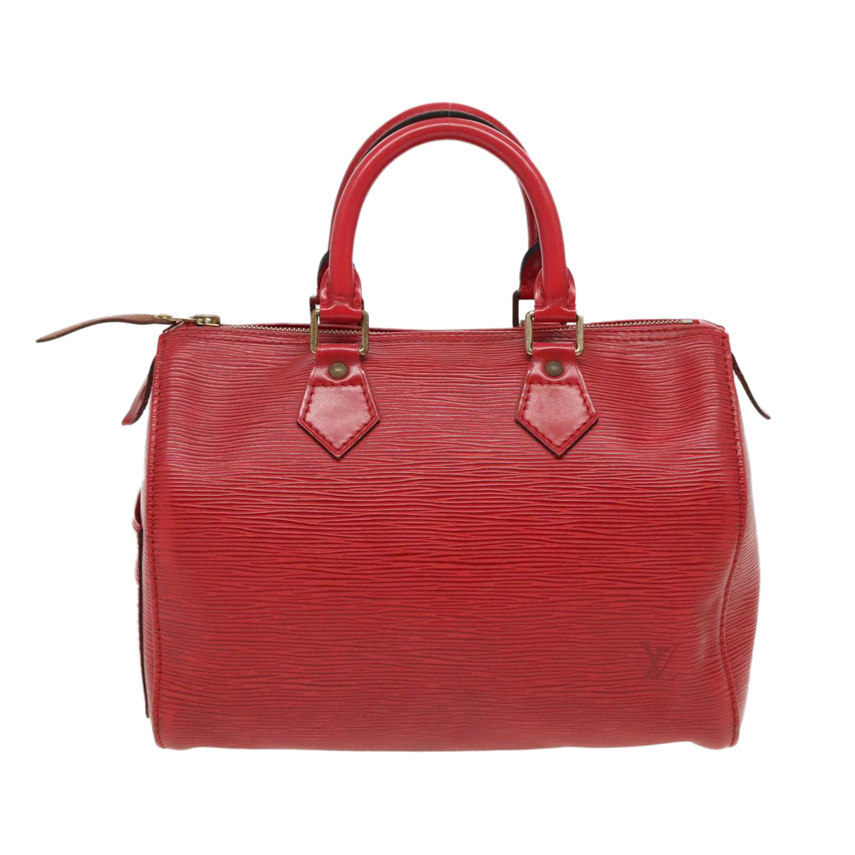 LOUIS VUITTON Epi Speedy 25 Hand Bag Castilian Red M43017 LV 84909