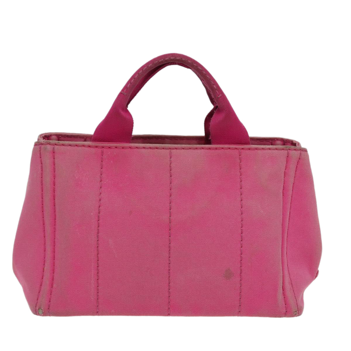 Luxury Prada Canapa PM Hand Bag Canvas Pink  84944