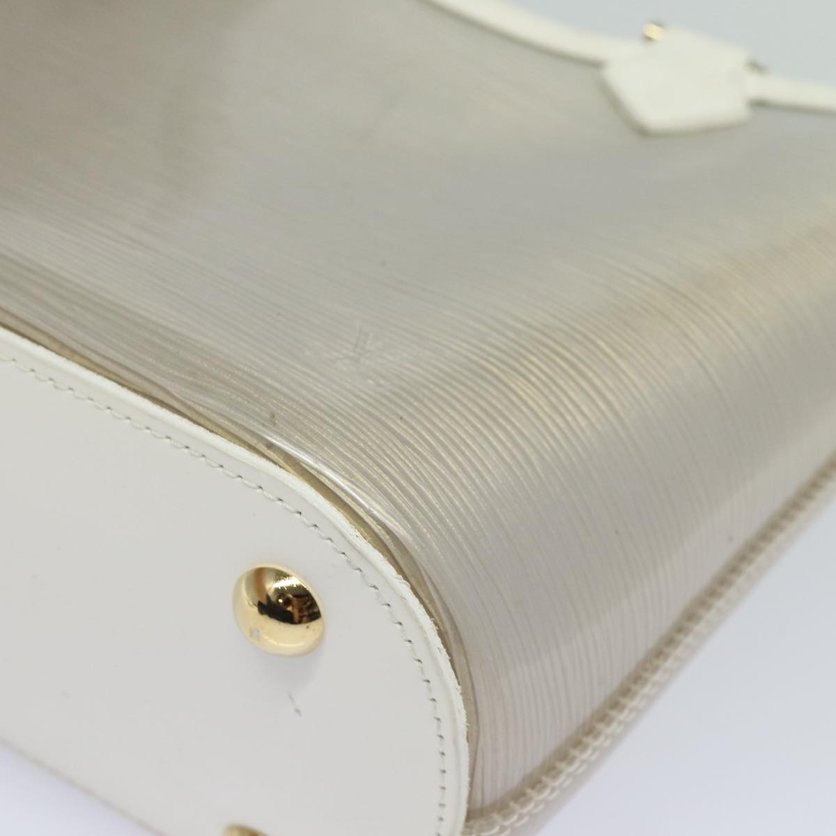LOUIS VUITTON Epi Plage Mini Lagoon Bay Hand Bag White M92263 LV 84972