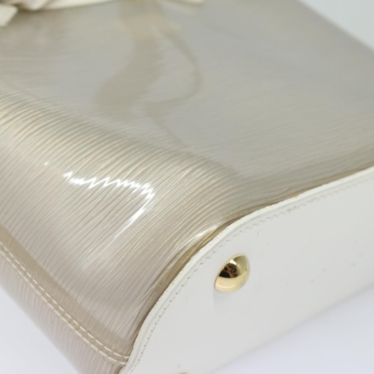 LOUIS VUITTON Epi Plage Mini Lagoon Bay Hand Bag White M92263 LV 84972
