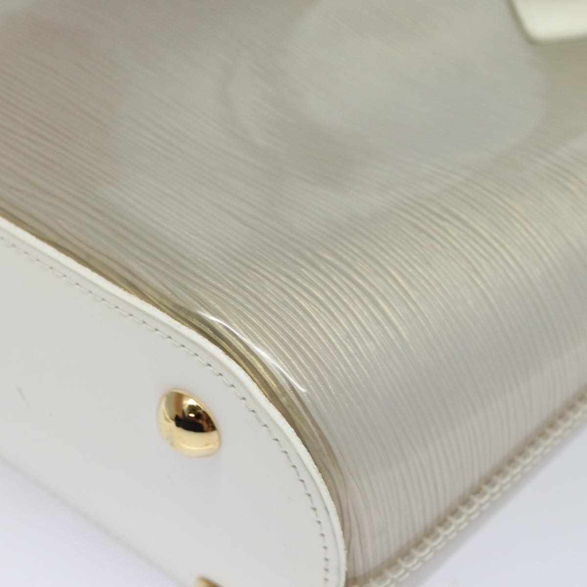 LOUIS VUITTON Epi Plage Mini Lagoon Bay Hand Bag White M92263 LV 84972