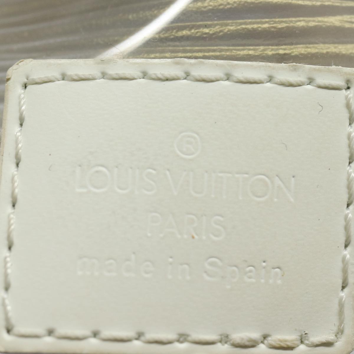 LOUIS VUITTON Epi Plage Mini Lagoon Bay Hand Bag White M92263 LV 84972