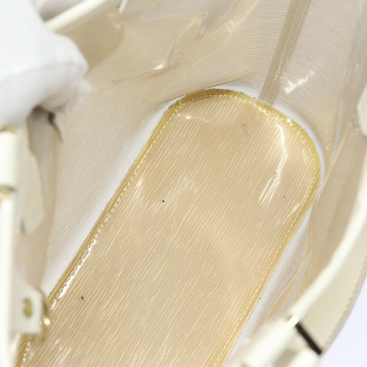 LOUIS VUITTON Epi Plage Mini Lagoon Bay Hand Bag White M92263 LV 84972