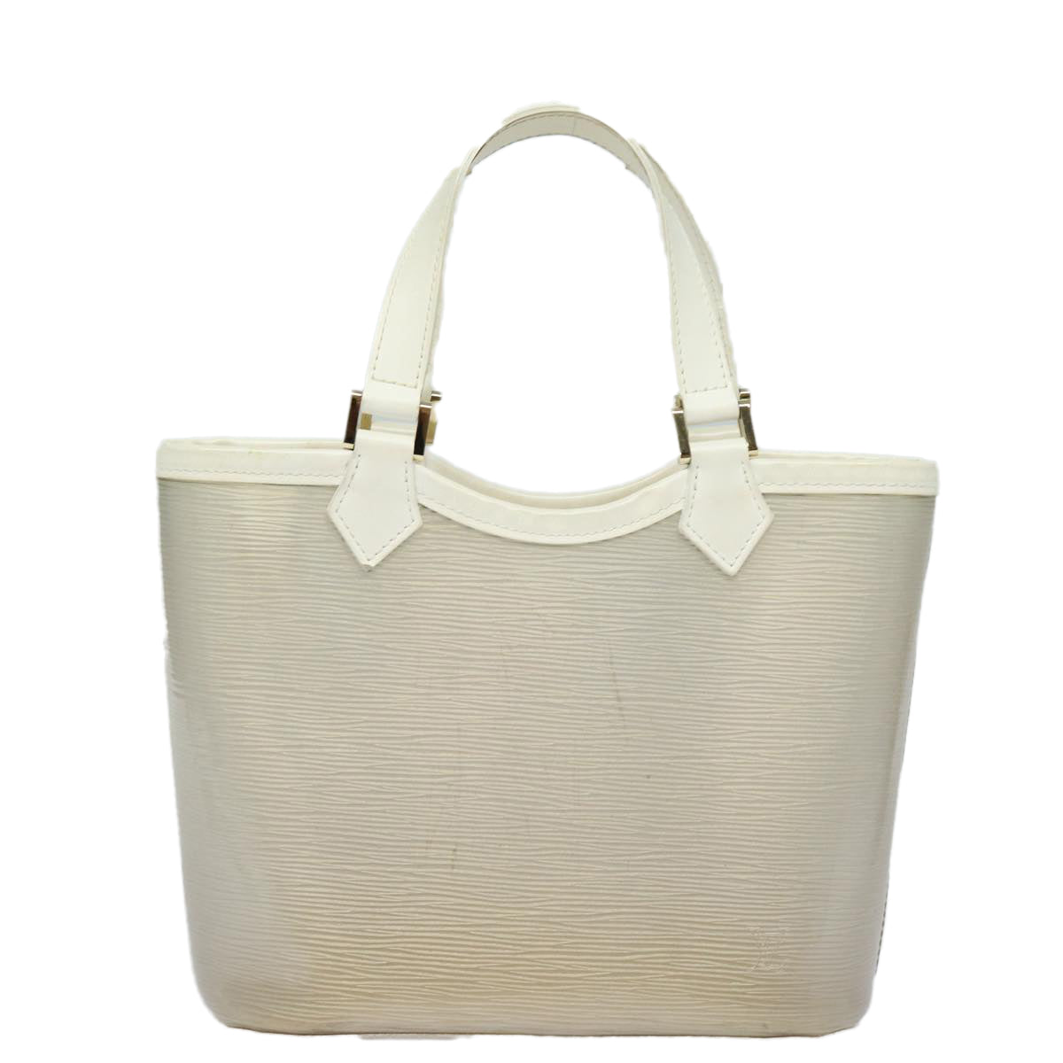LOUIS VUITTON Epi Plage Mini Lagoon Bay Hand Bag White M92263 LV 84972